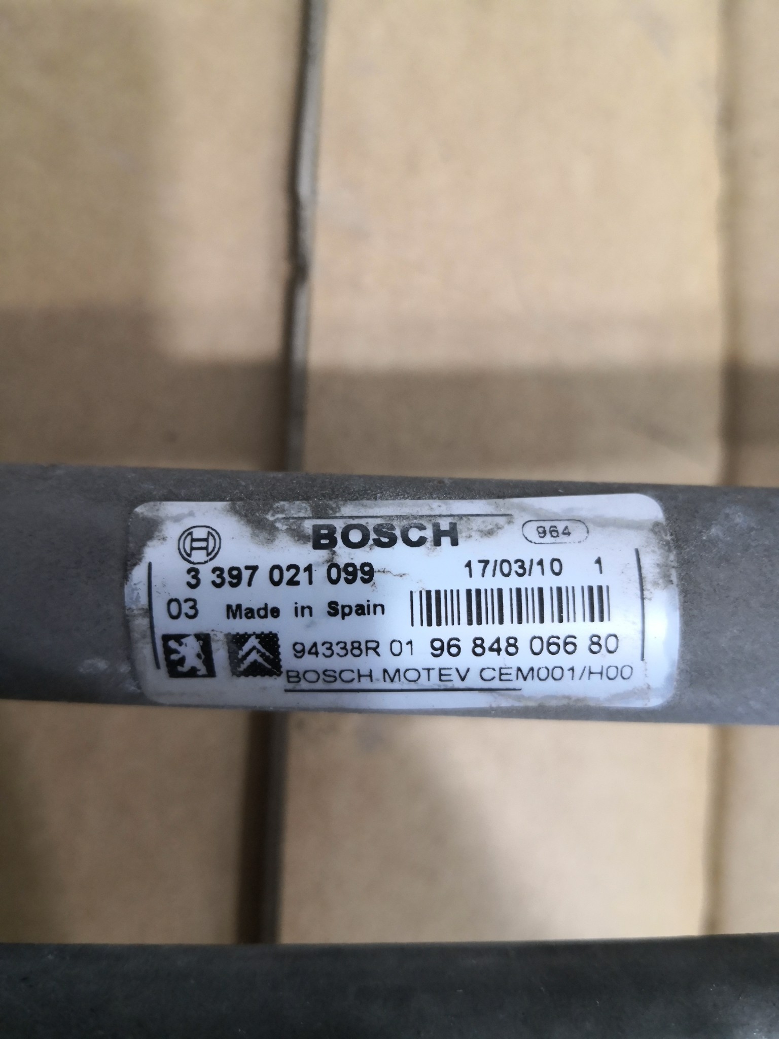 Motor Limpa Vidros Frente PEUGEOT 308 I (4A_, 4C_) | 07 - 16 Imagem-3