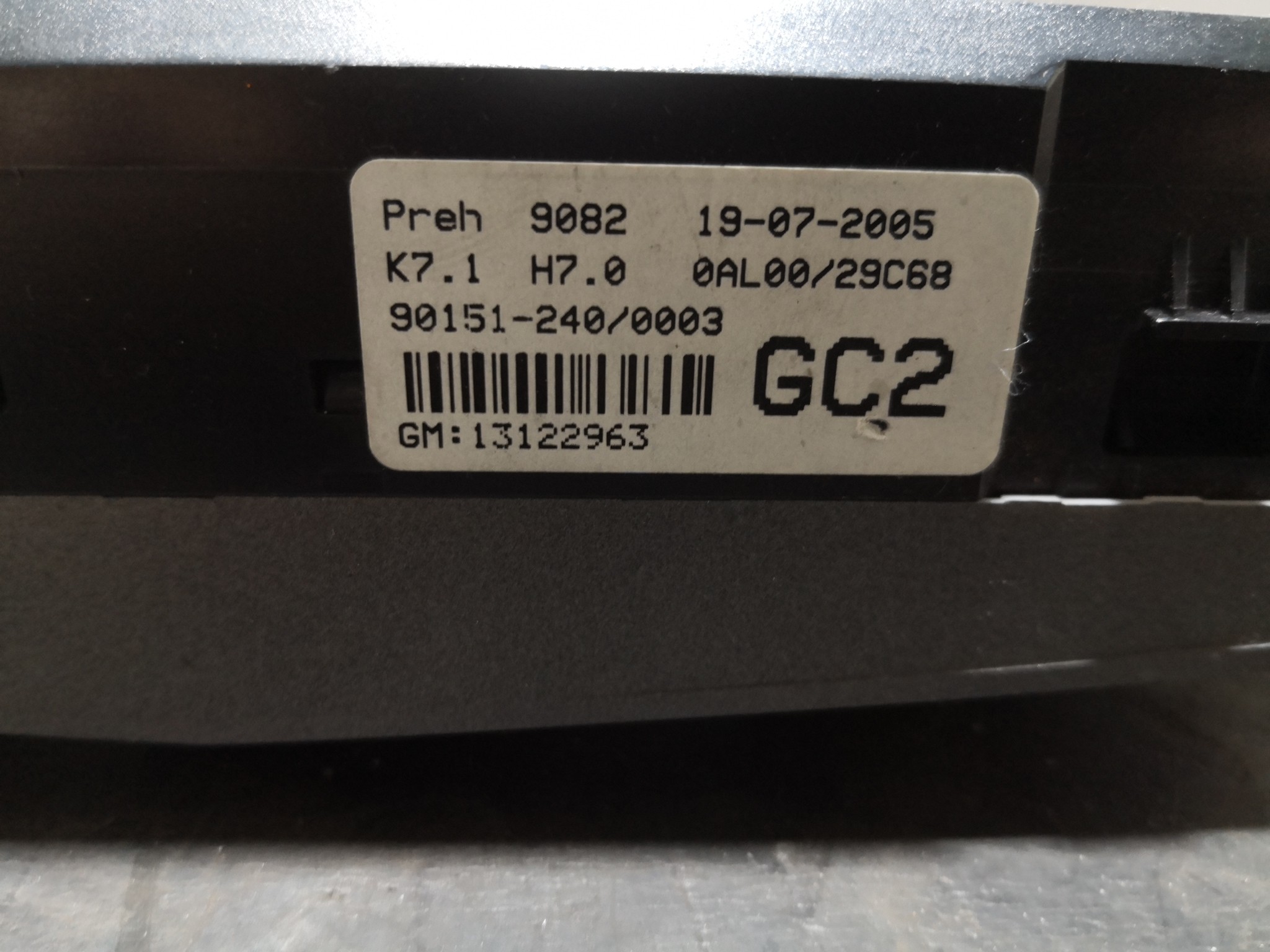 Comando Sofagem OPEL ASTRA H Combi (A04) | 04 - 14 Imagem-1