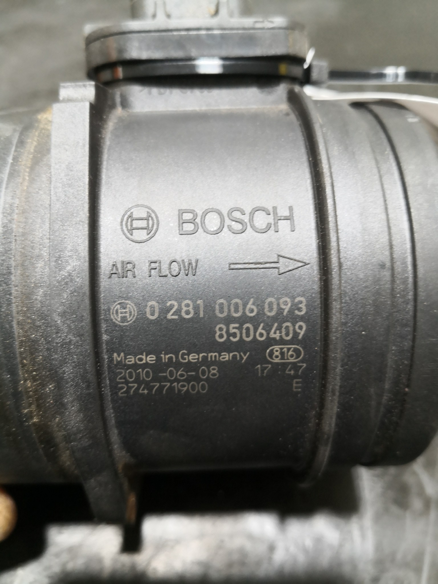 Medidor Massa Ar BMW 3 Touring (E91) | 04 - 12 Imagem-2