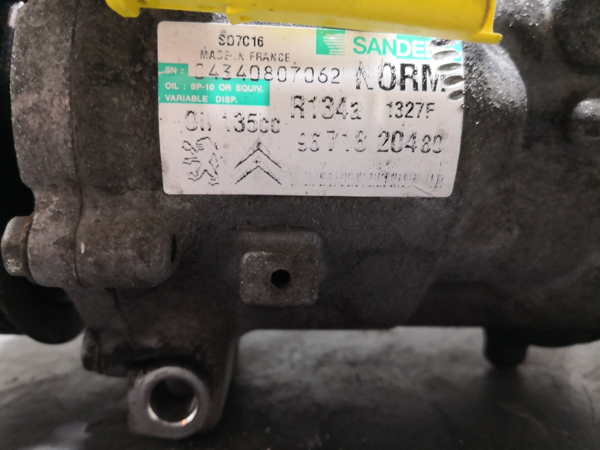 Compressor do Ar condicionado CITROEN C5 III Break (RW_) | 08 -  Imagem-1