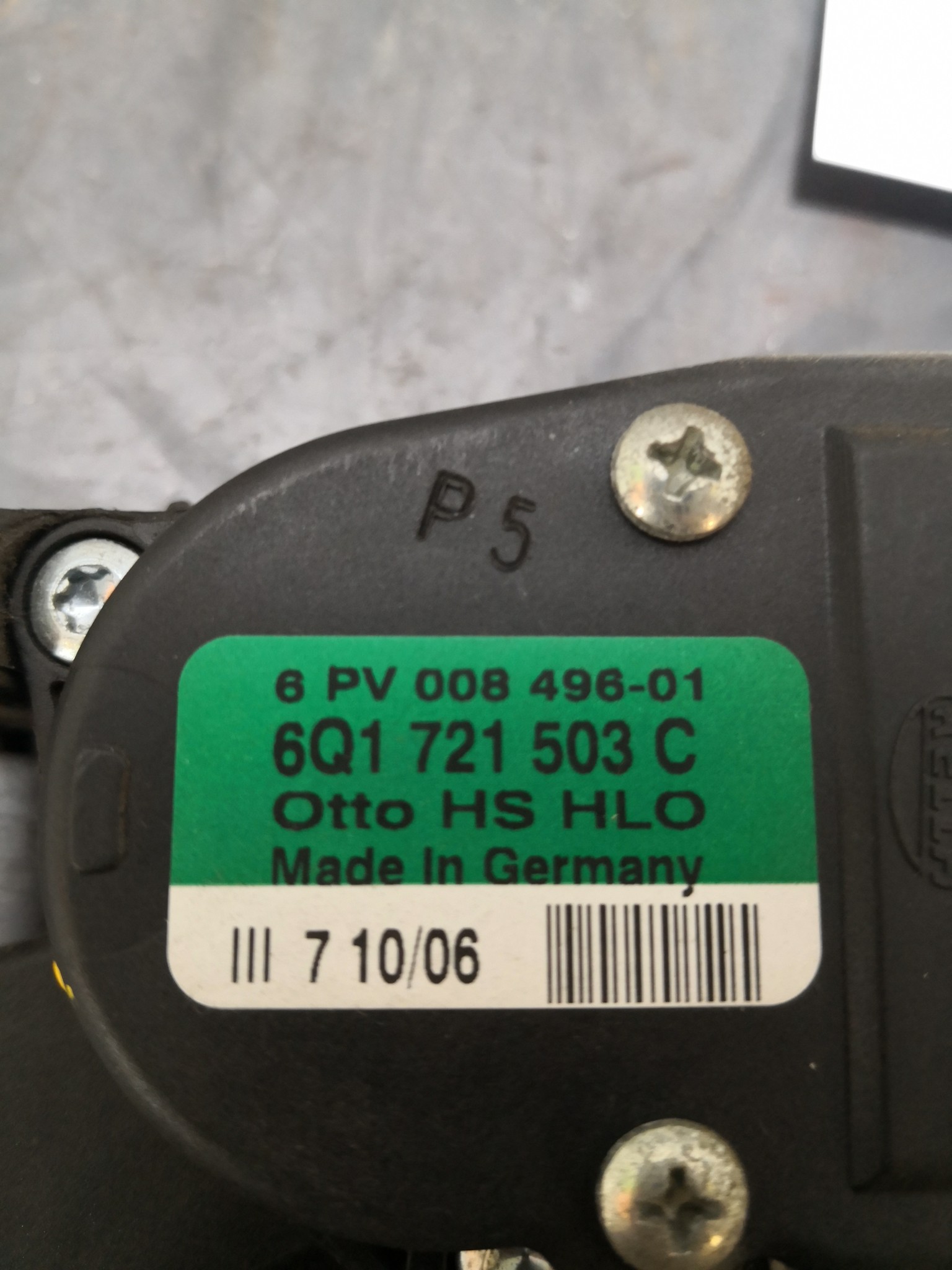 Pedal Potenciometro Acelerador SEAT IBIZA III (6L1) | 02 - 09 Imagem-2