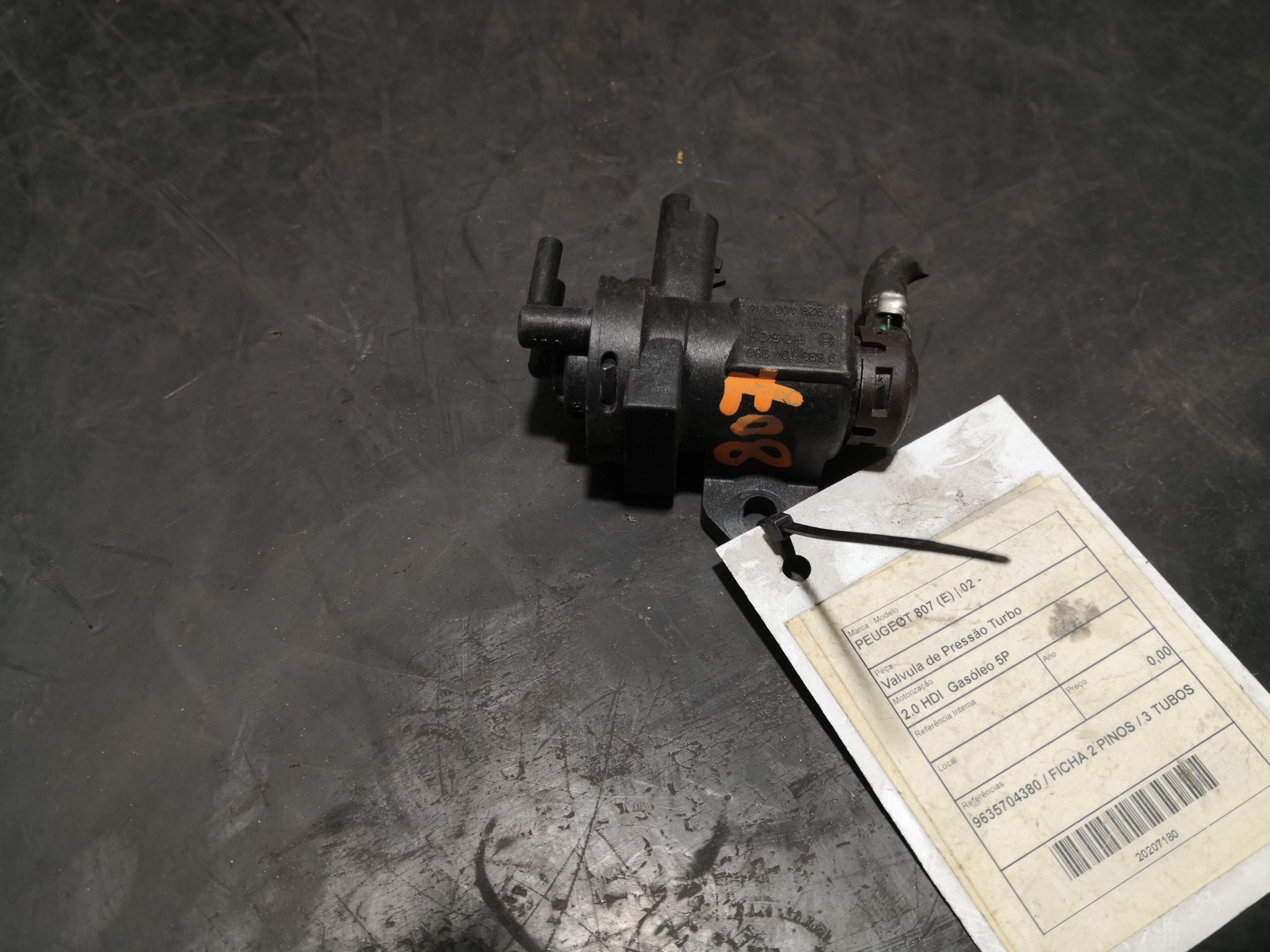 Valvula de Pressão Turbo PEUGEOT - ID S_67179
