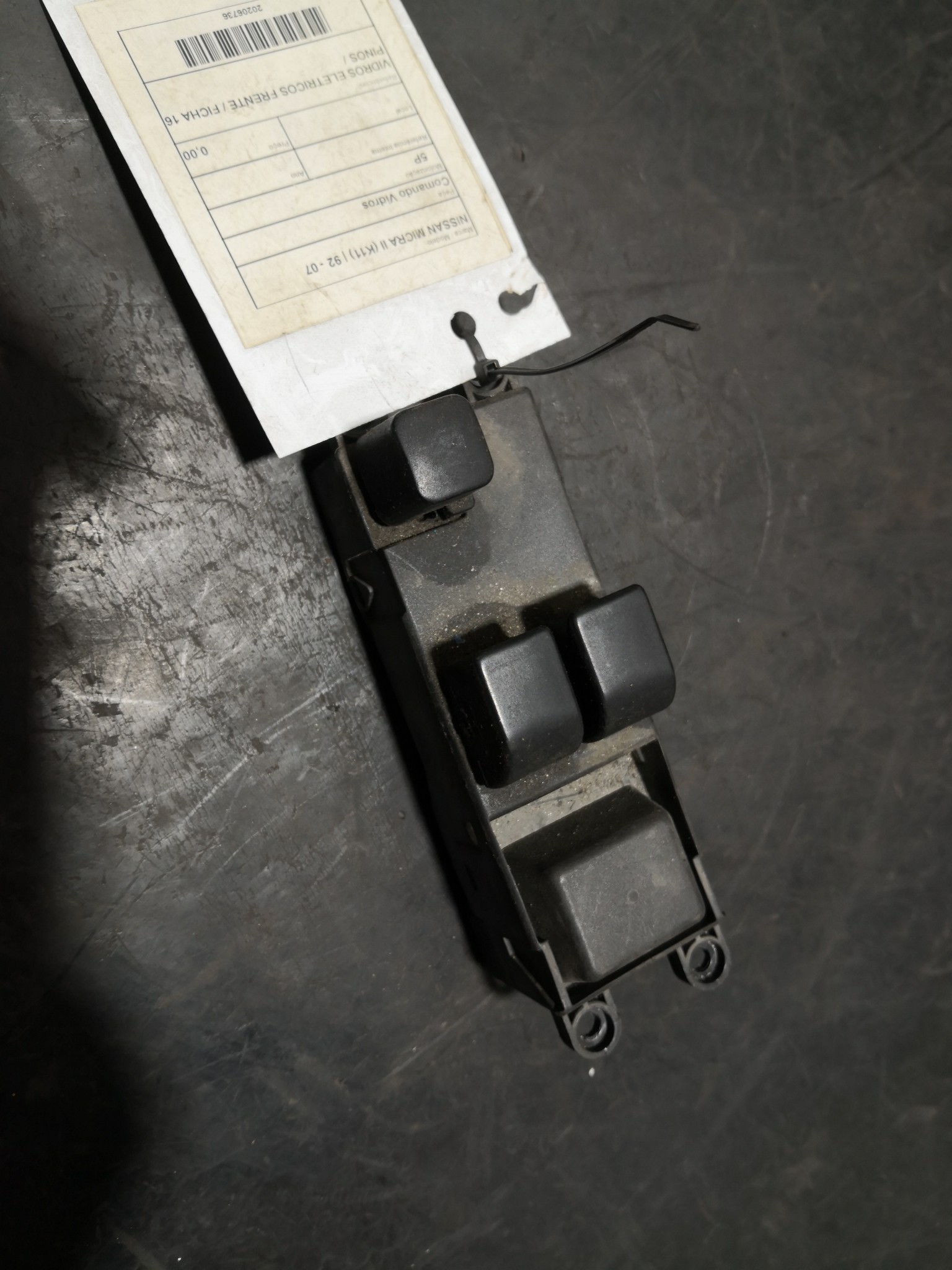 Comando Vidros  NISSAN - ID S_66735