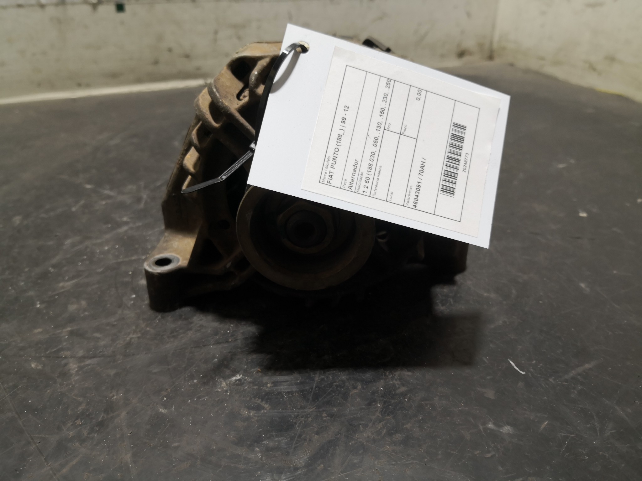 Alternador FIAT - ID S_108772