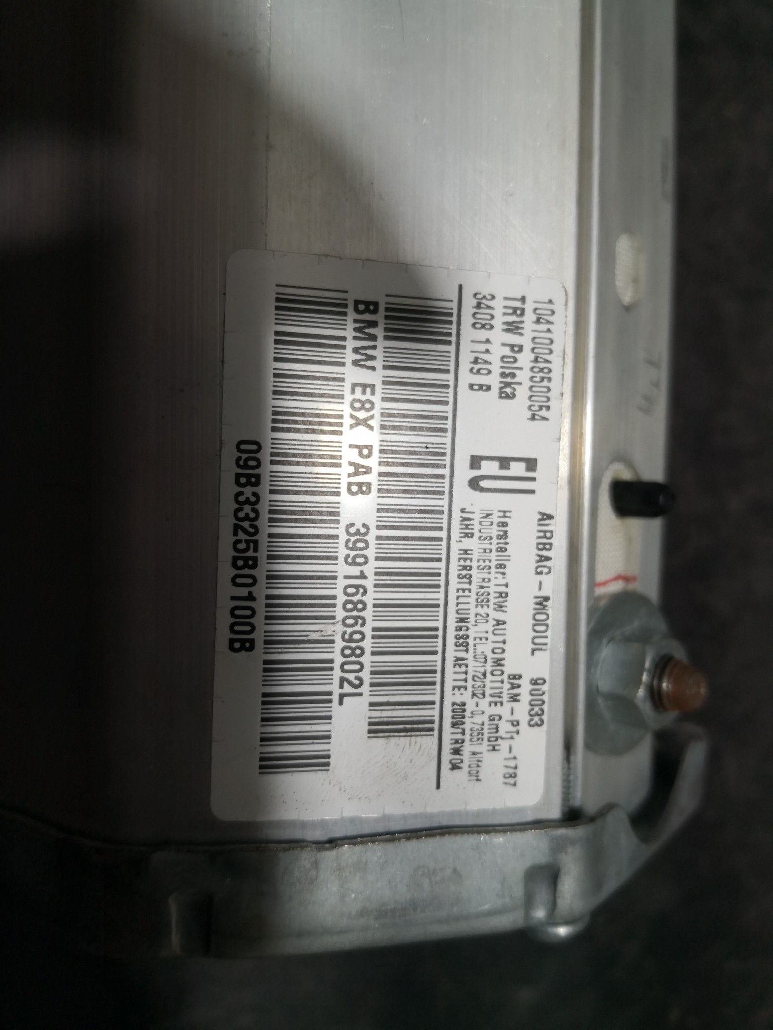 Airbag Passageiro BMW 1 (E87) | 03 - 13 Imagem-1