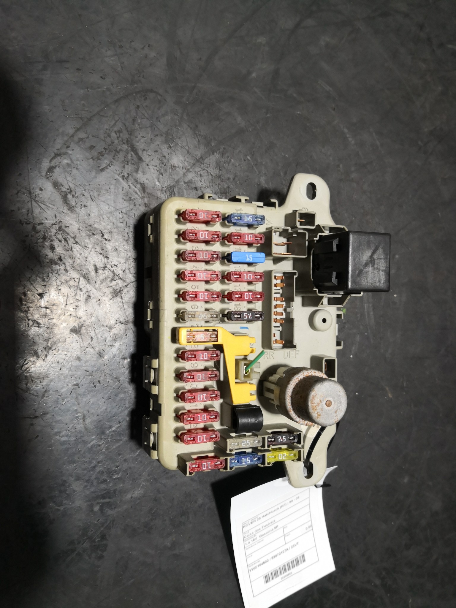 Caixa dos Fusíveis ROVER 25 Hatchback (RF) | 99 - 06 Imagem-2