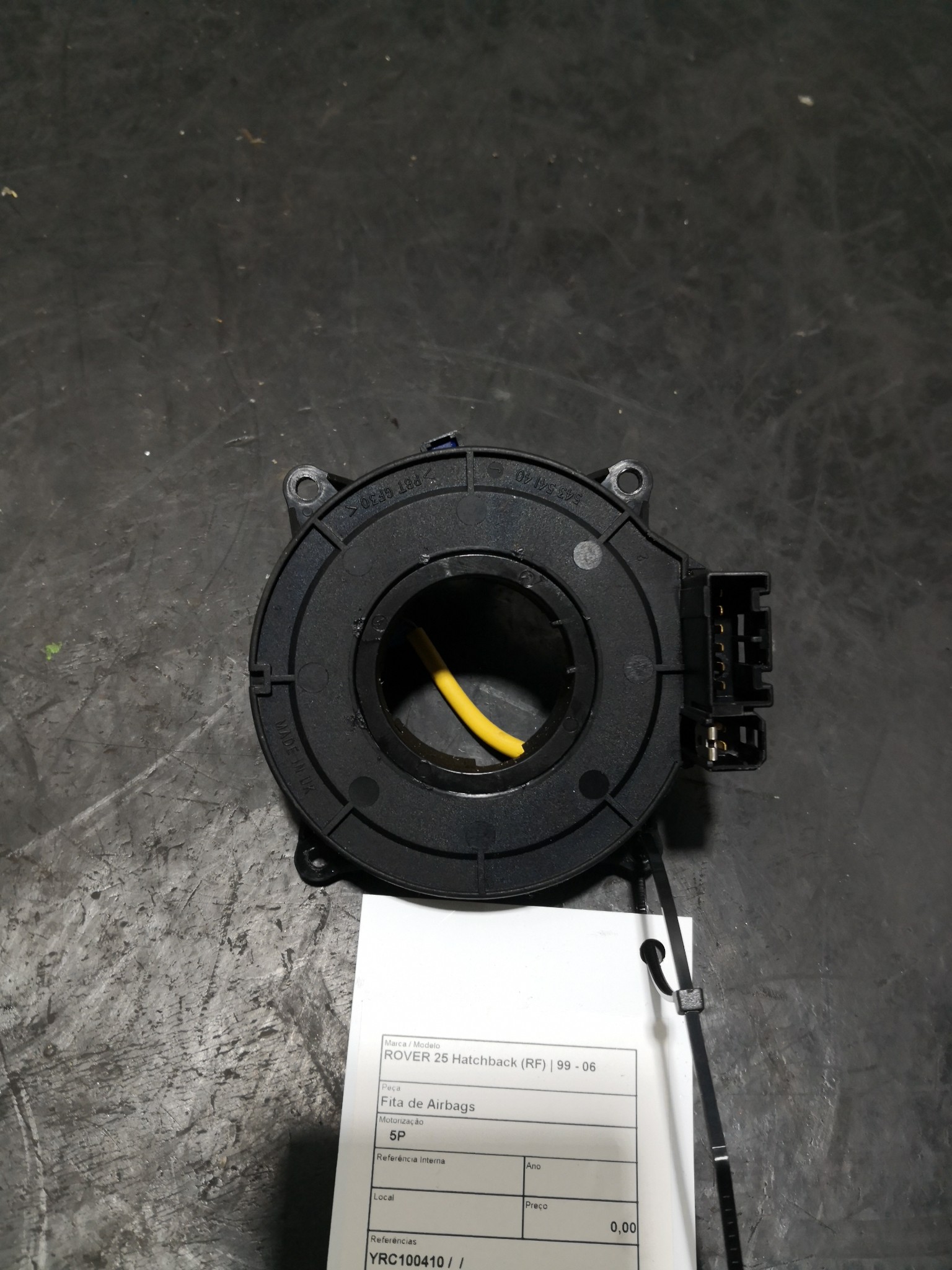 Fita de Airbags ROVER 25 Hatchback (RF) | 99 - 06 Imagem-1