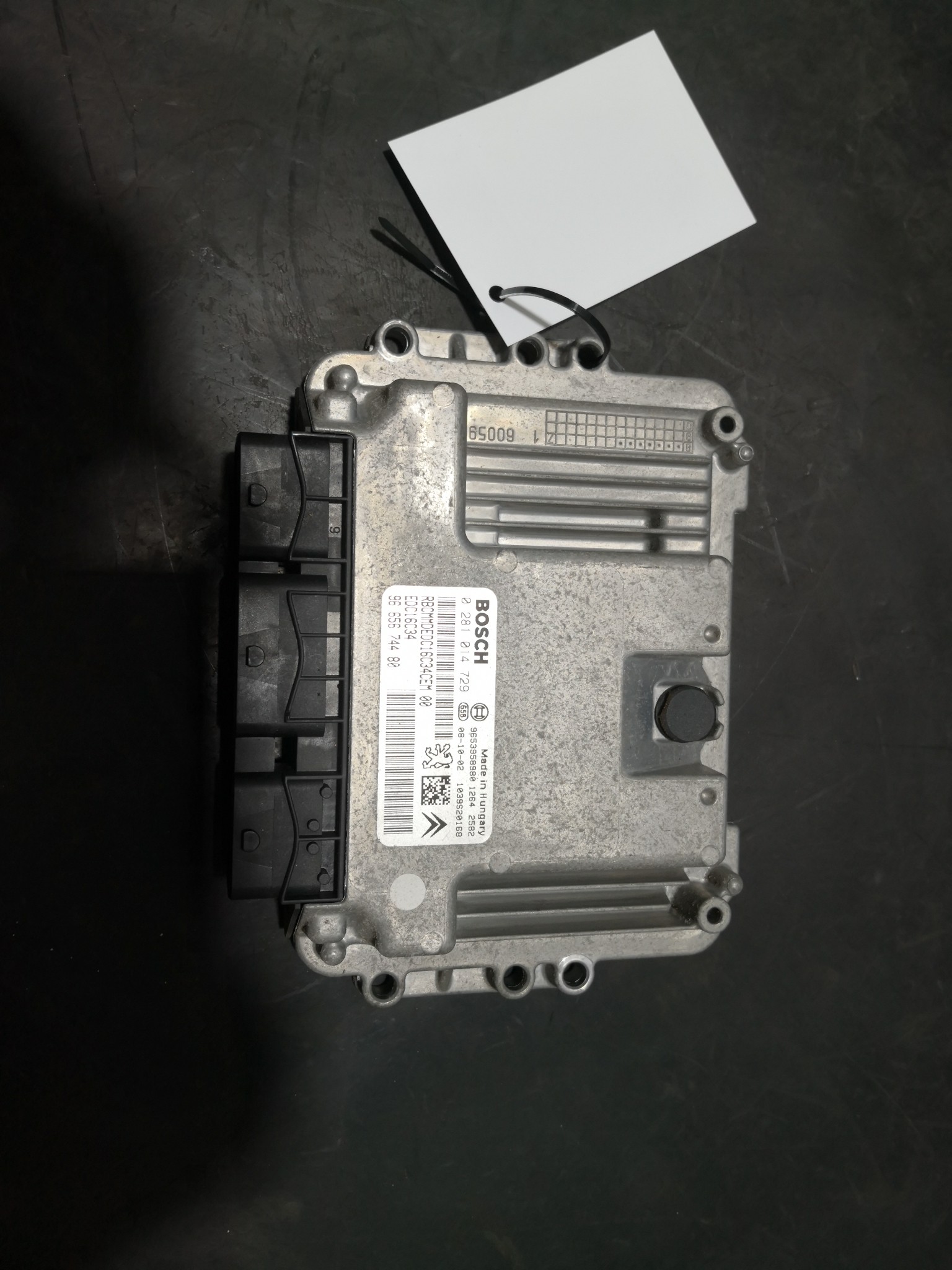 Centralina do Motor CITROEN - ID S_108947