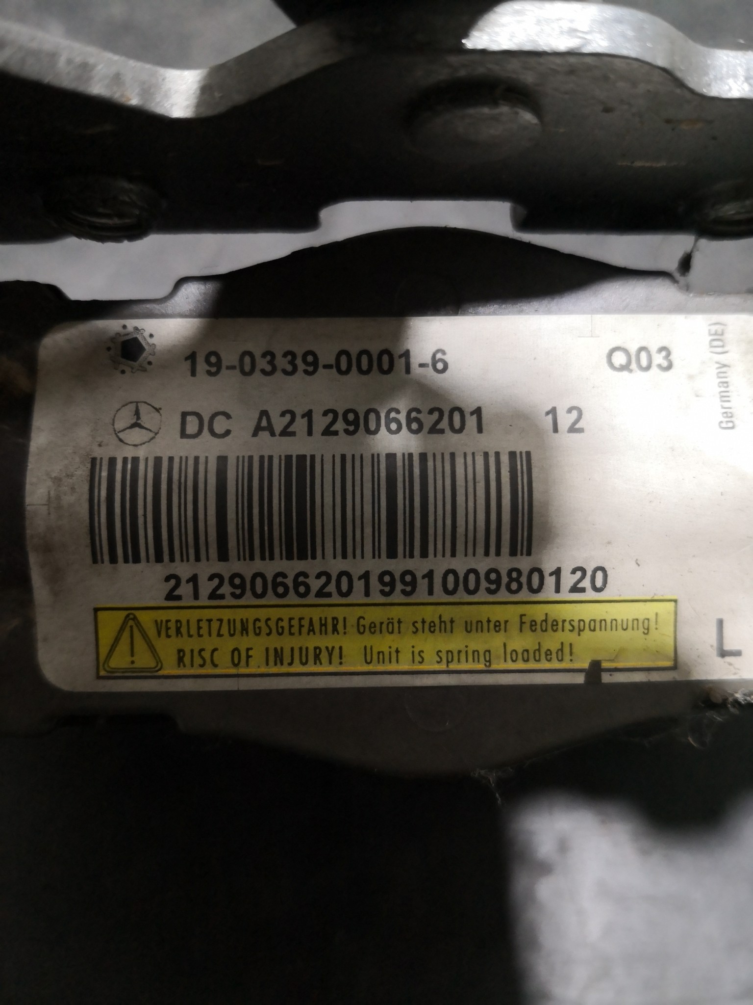 Dobradiças Capot MERCEDES-BENZ E-CLASS (W212) | 09 - 16 Imagem-1