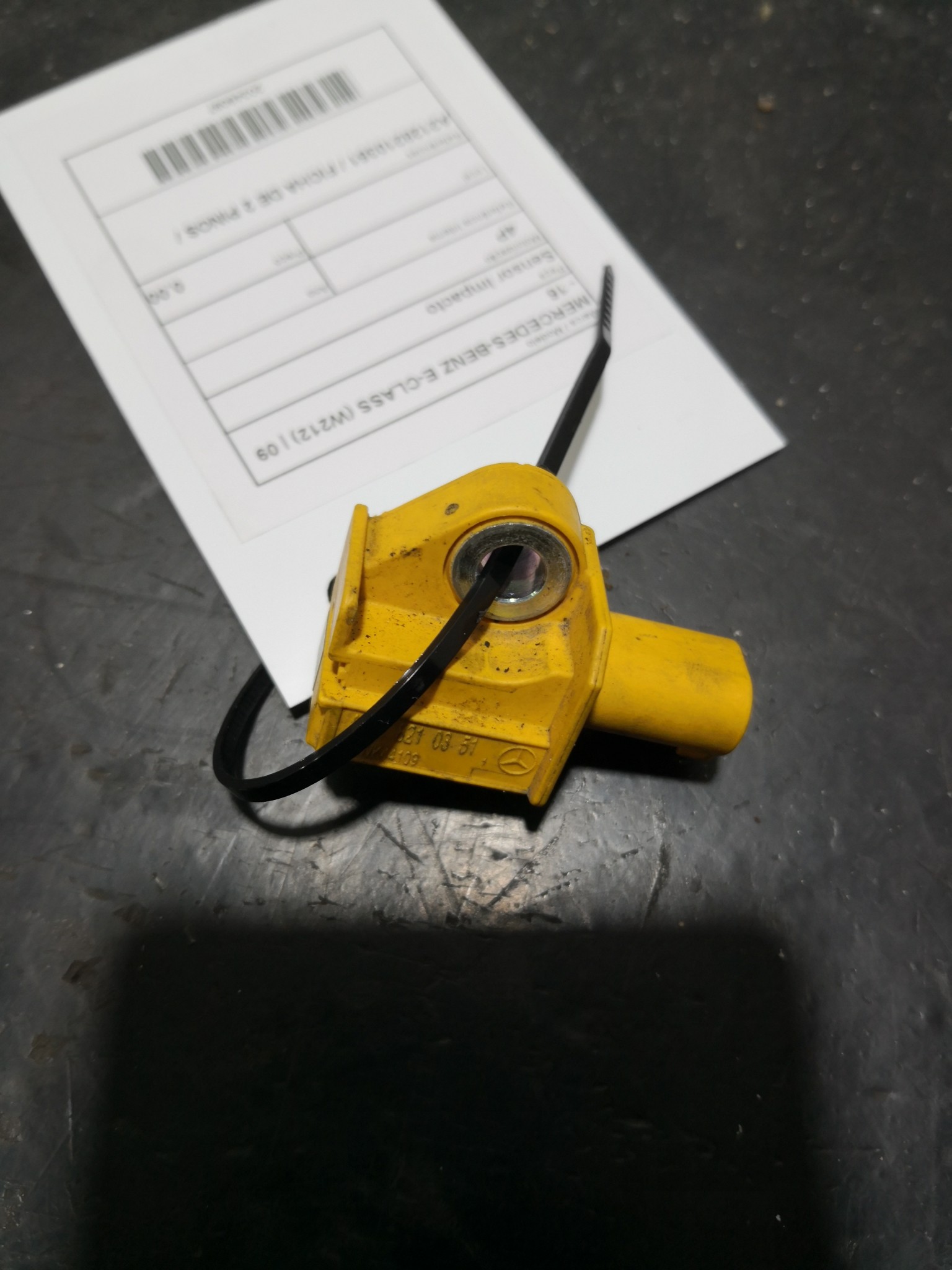 Sensor Impacto MERCEDES-BENZ E-CLASS (W212) | 09 - 16 Imagem-3