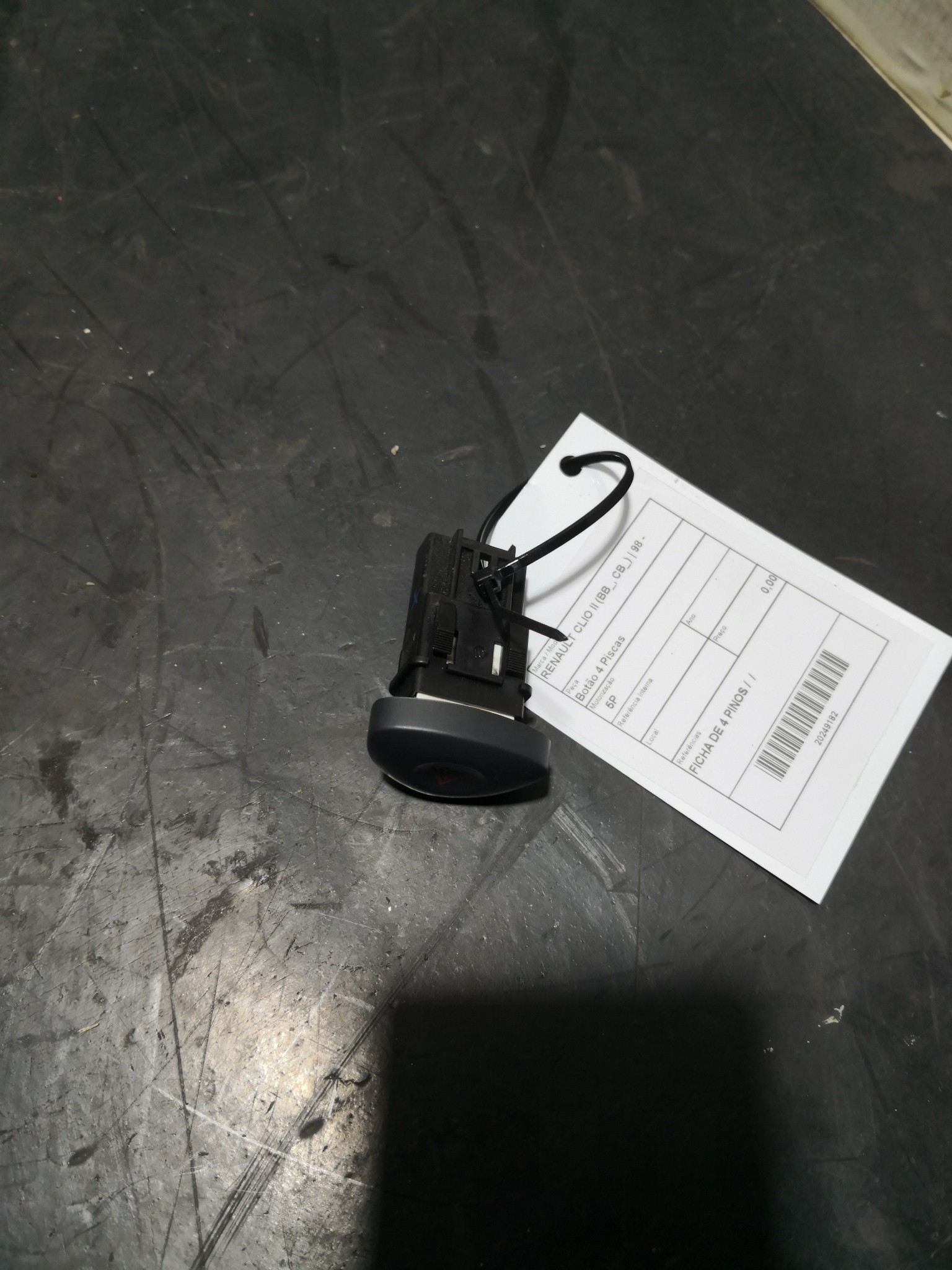 Botão 4 Piscas RENAULT CLIO II (BB_, CB_) | 98 -  Imagem-2