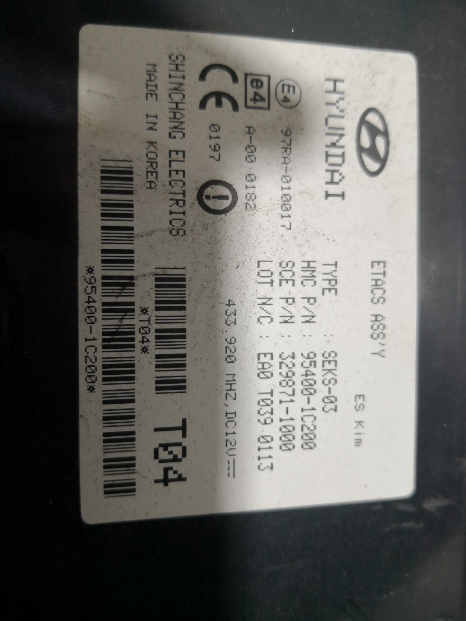 Centralina do Fecho Central HYUNDAI GETZ (TB) | 01 - 11 Imagem-1