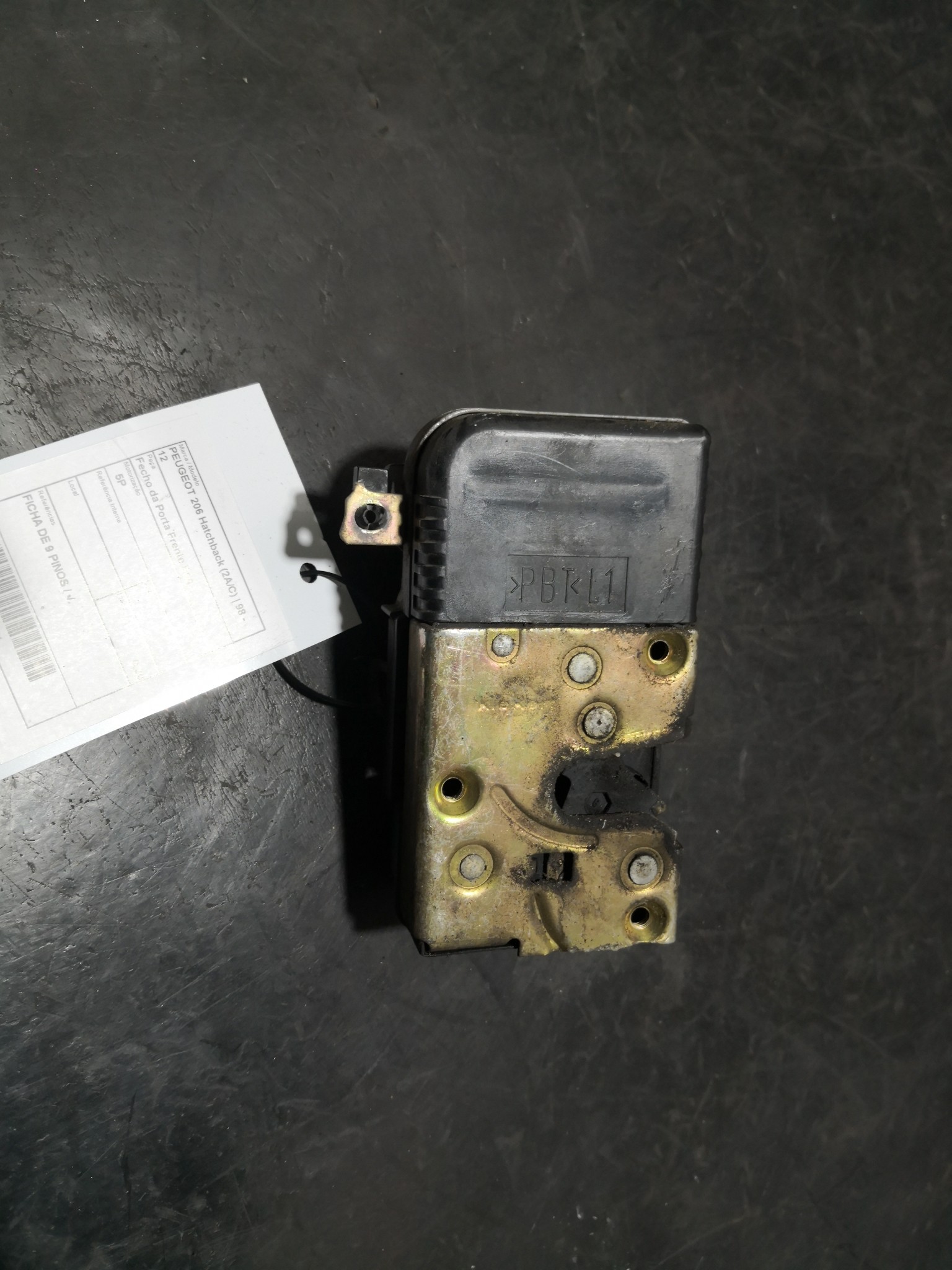 Fecho da Porta Frente Esq PEUGEOT 206 Hatchback (2A/C) | 98 - 12 Imagem-3