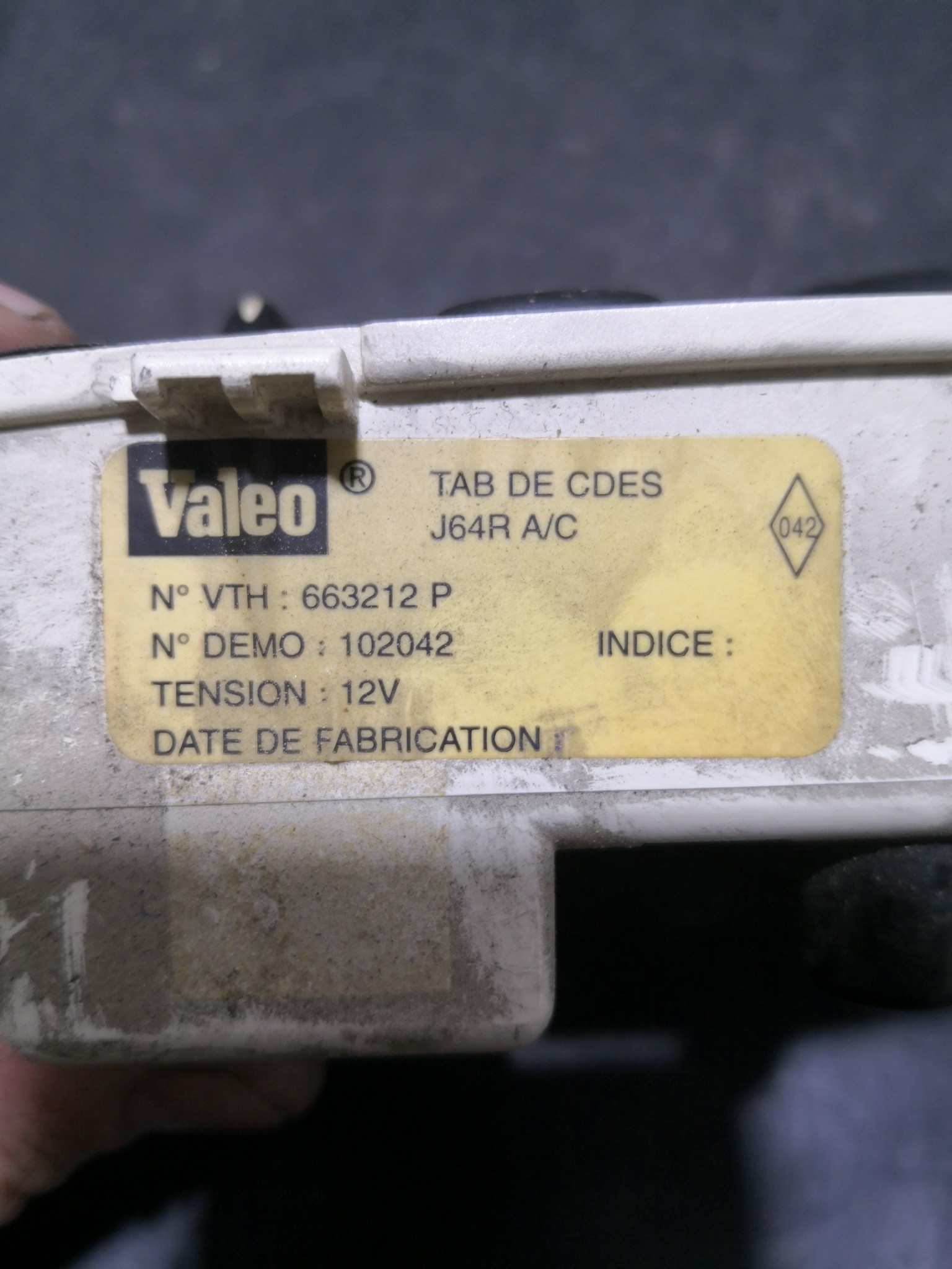 Comando Sofagem RENAULT MEGANE Scenic (JA0/1_) | 96 - 01 Imagem-1