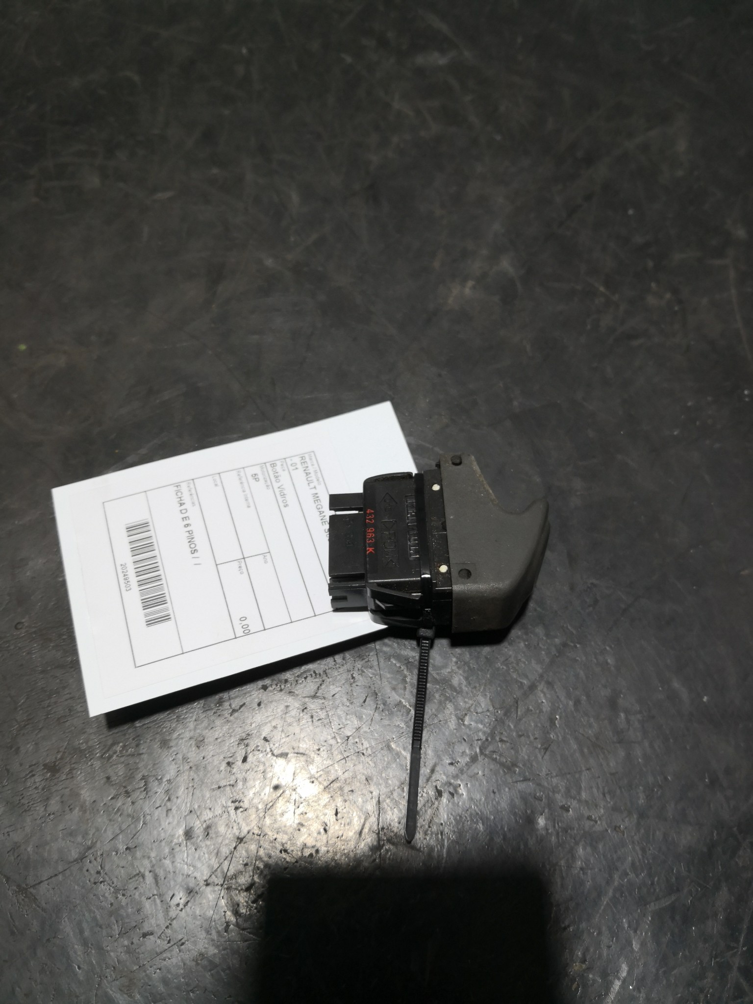 Botão Vidros RENAULT MEGANE Scenic (JA0/1_) | 96 - 01 Imagem-2