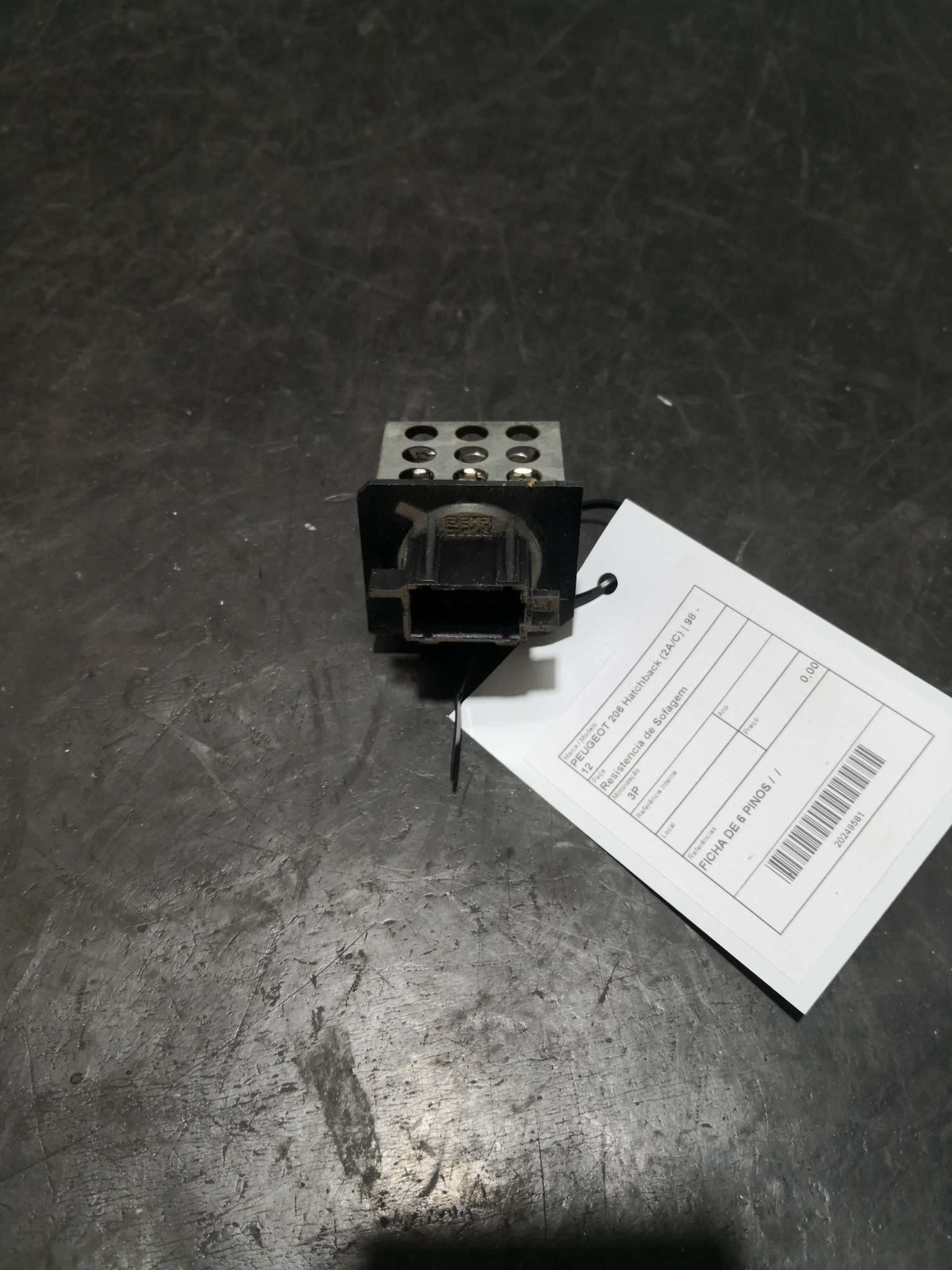 Resistencia de Sofagem PEUGEOT 206 Hatchback (2A/C) | 98 - 12 Imagem-2