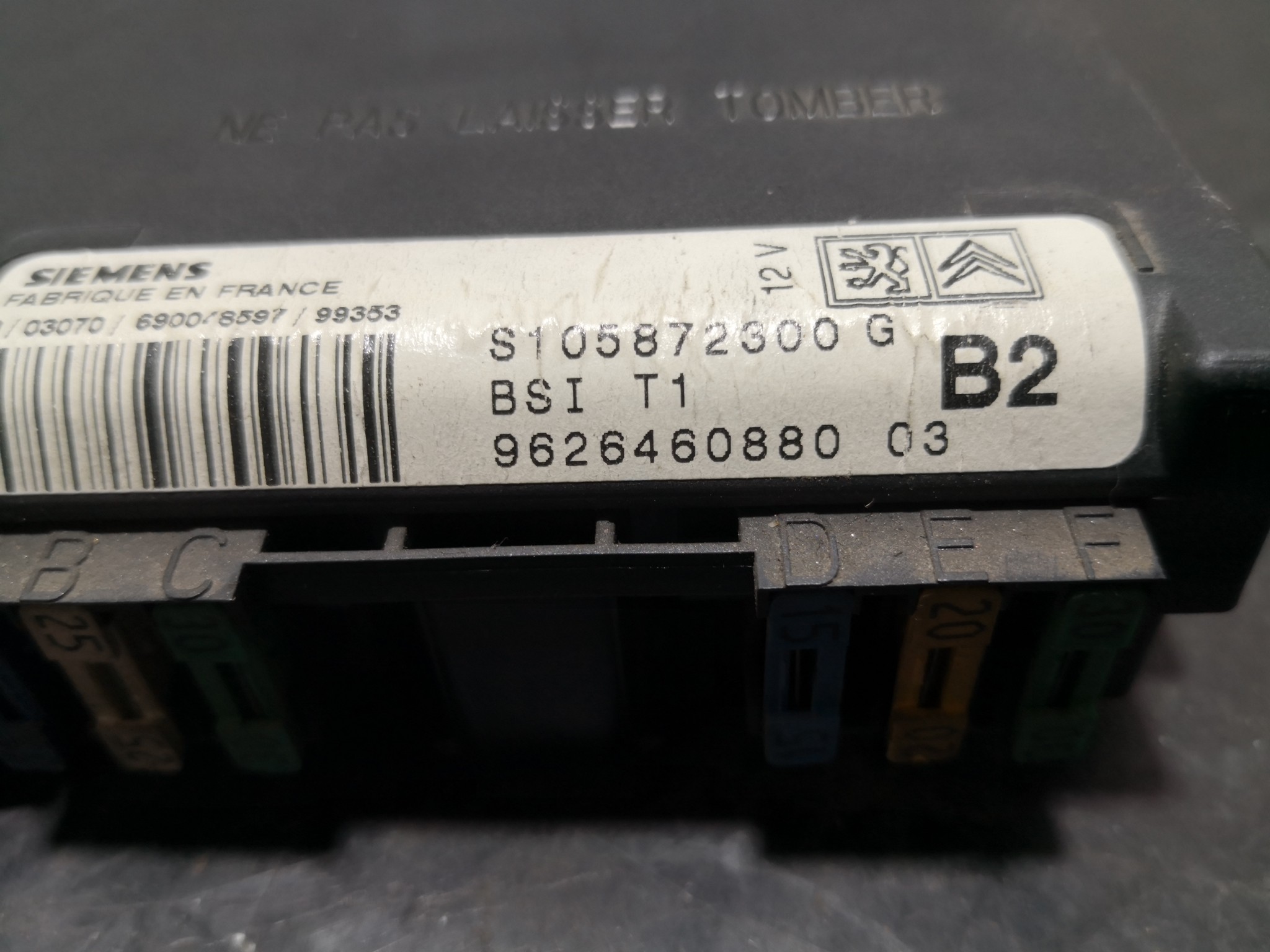 BSI PEUGEOT 206 Hatchback (2A/C) | 98 - 12 Imagem-3