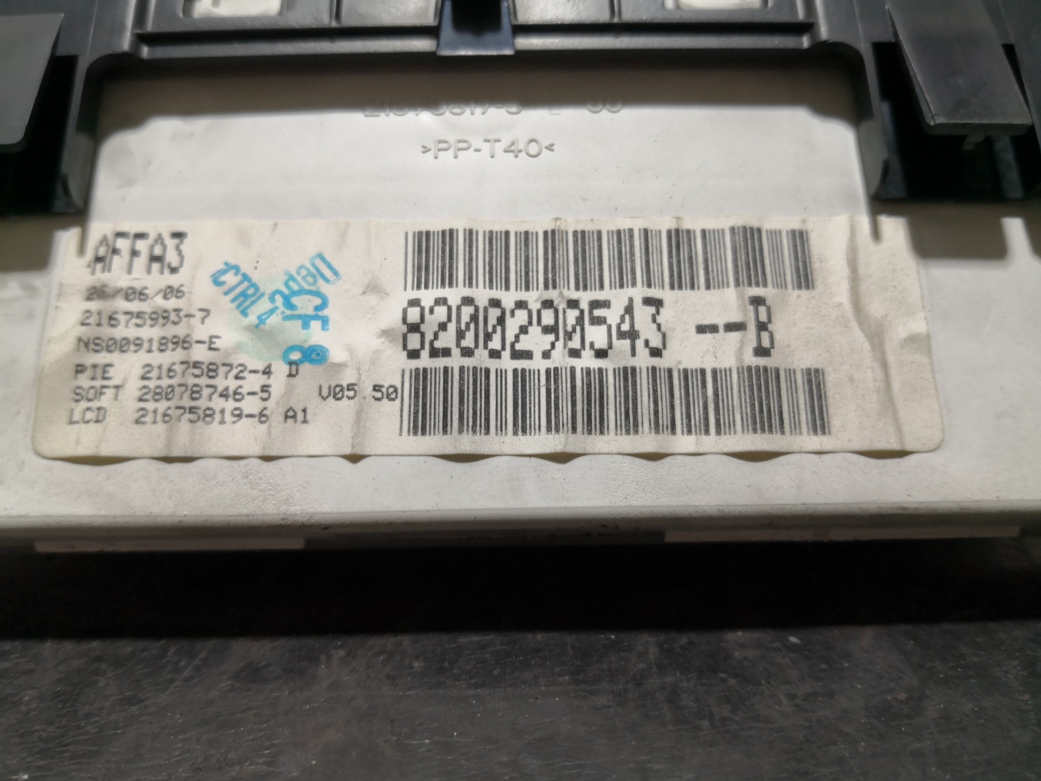 Display RENAULT MEGANE II Grandtour (KM0/1_) | 03 - 12 Imagem-2