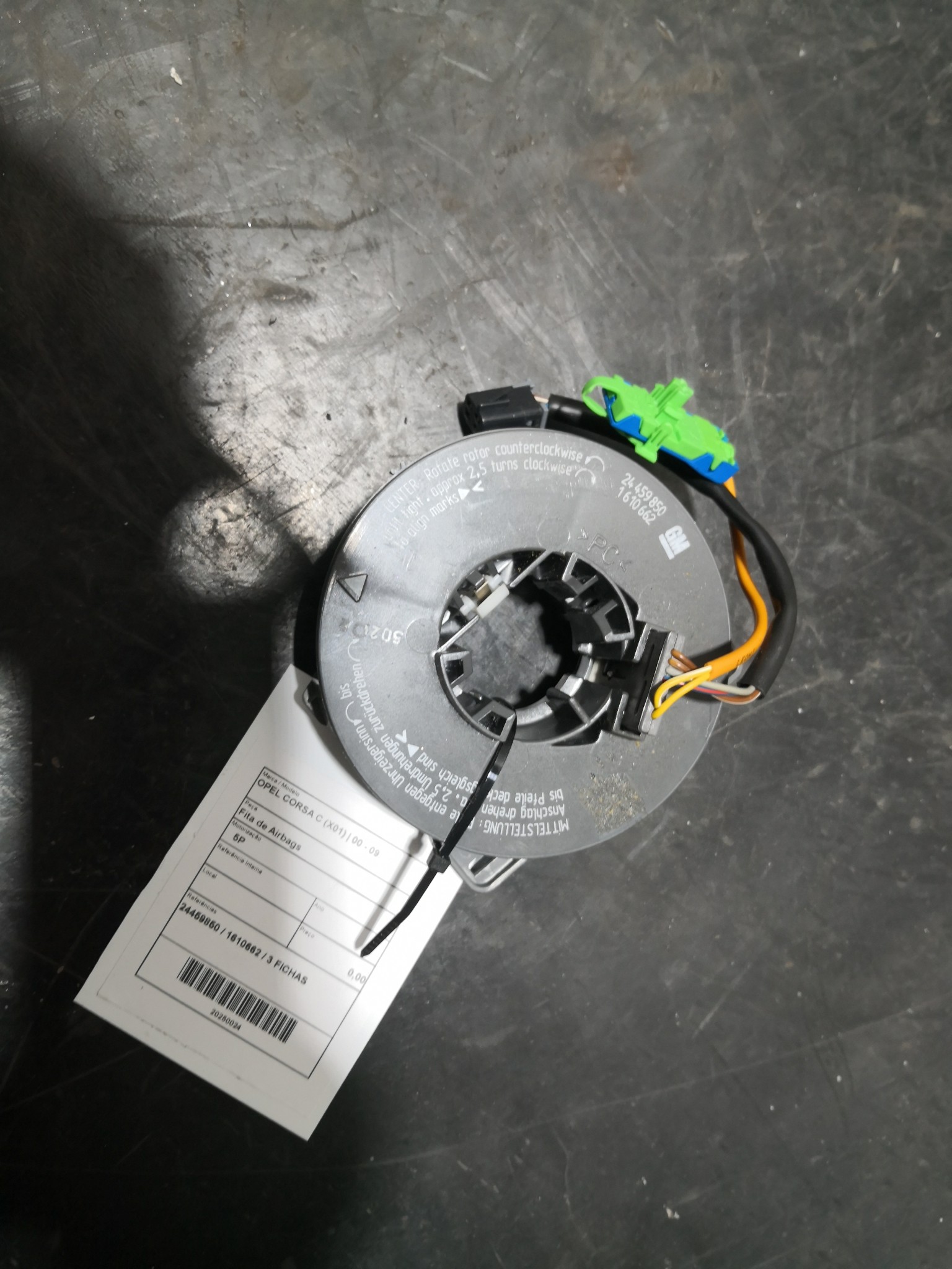 Fita de Airbags OPEL CORSA C (X01) | 00 - 09 Imagem-2