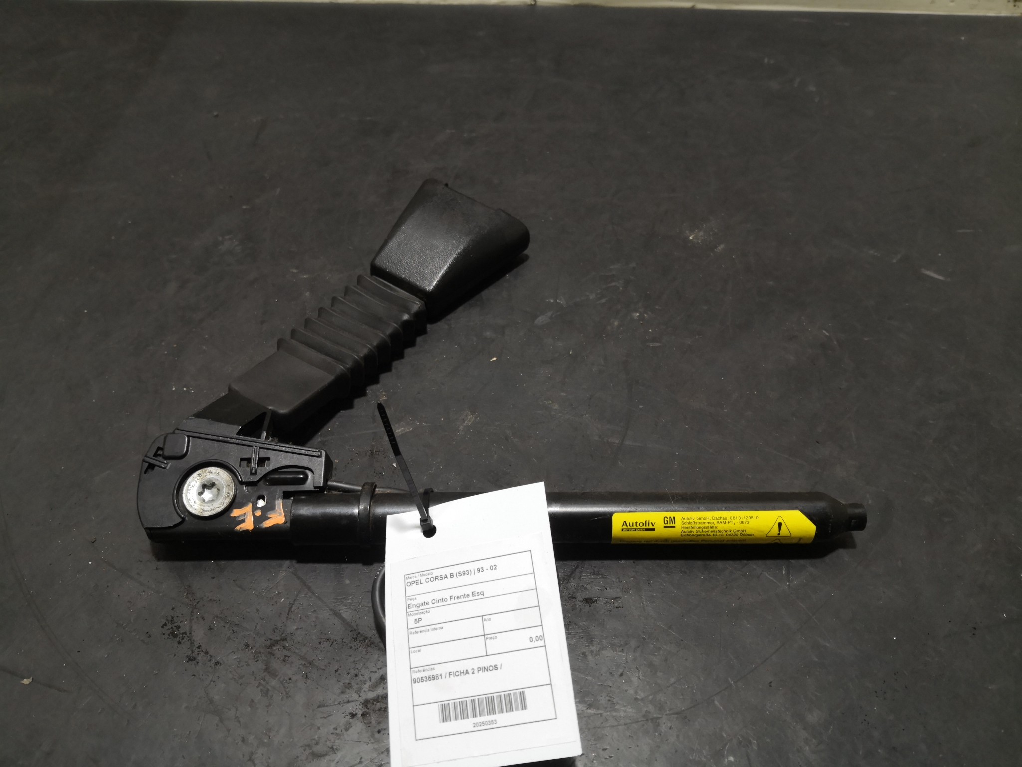 Engate Cinto Frente Esq OPEL - ID S_110352