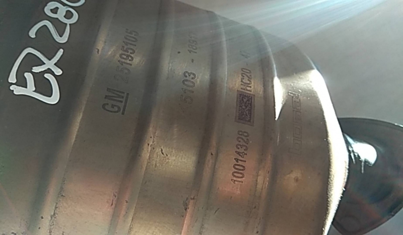 Catalisador Filtro de Particulas (20181287).