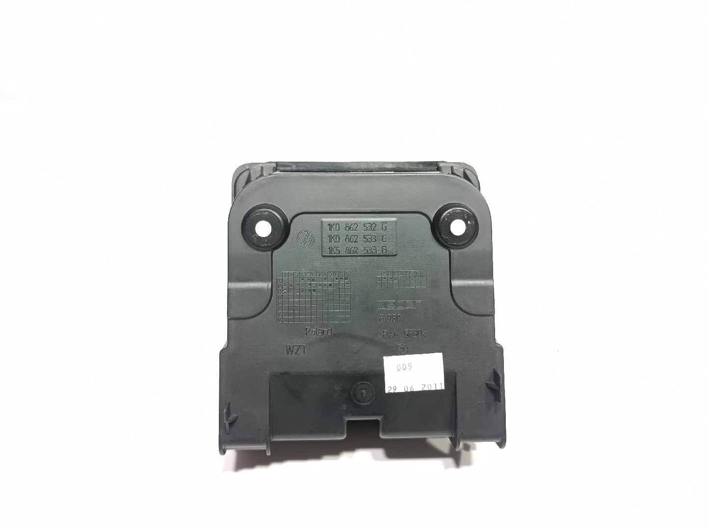 Porte-gobelets VOLKSWAGEN GOLF VI (5K1) | 08 - 14 Imagem-3