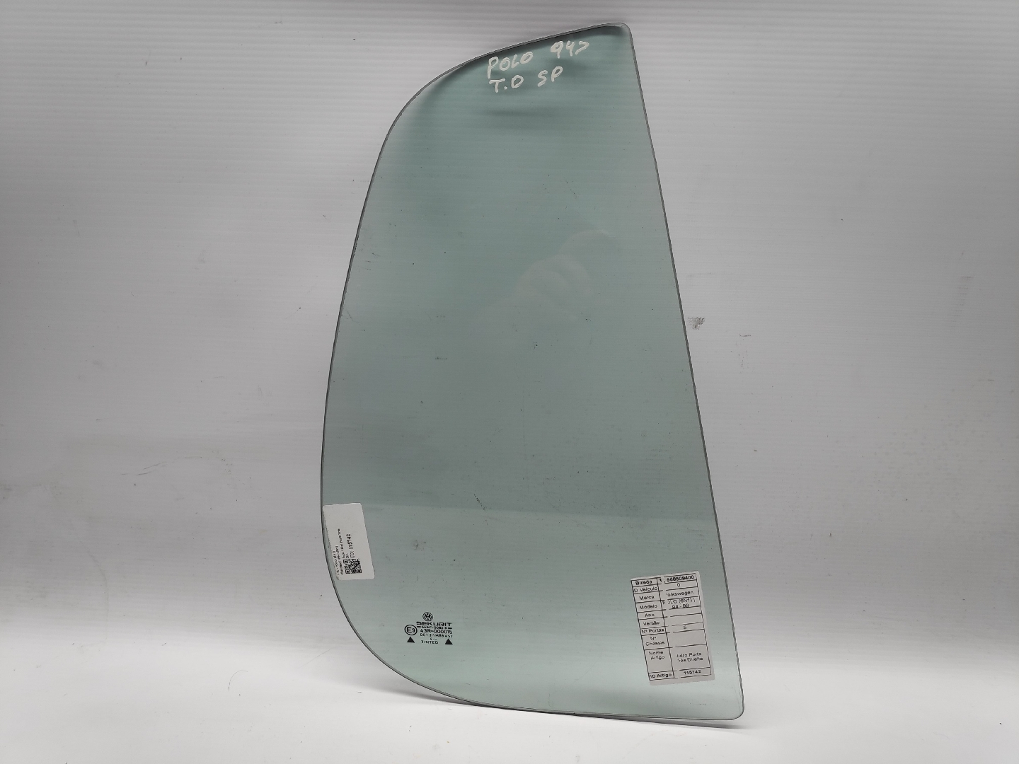 Right rear door glass VOLKSWAGEN POLO (6N1) | 94 - 99