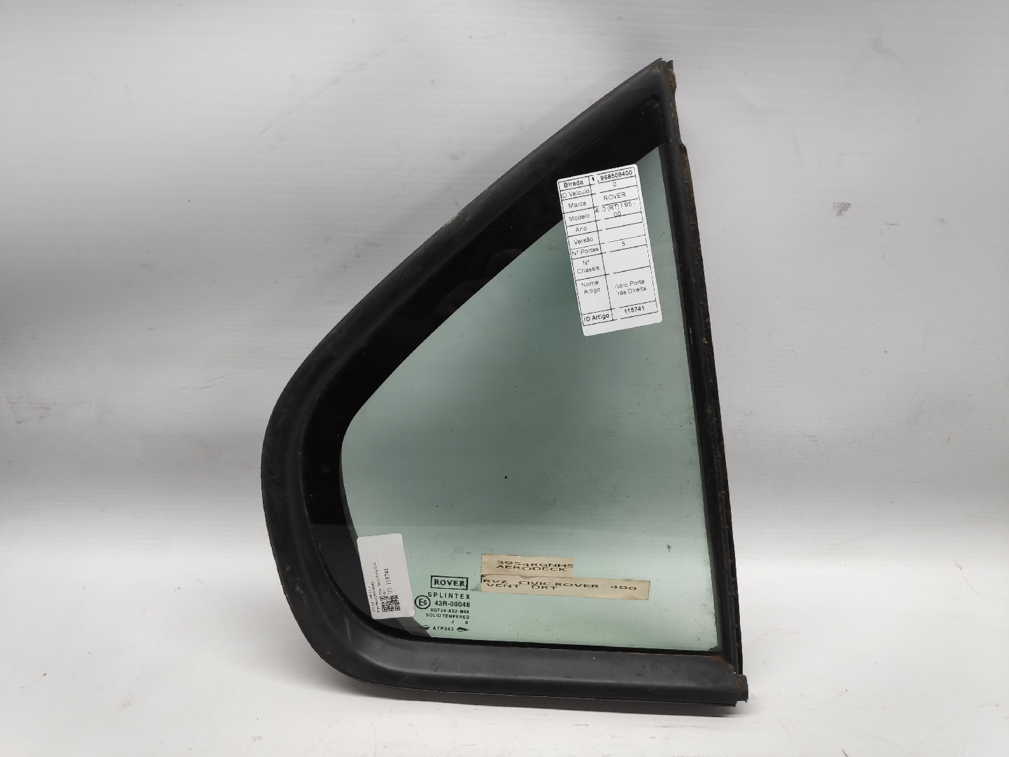 Vidrio Puerta Trasero derecho ROVER 400 (RT) | 95 - 00