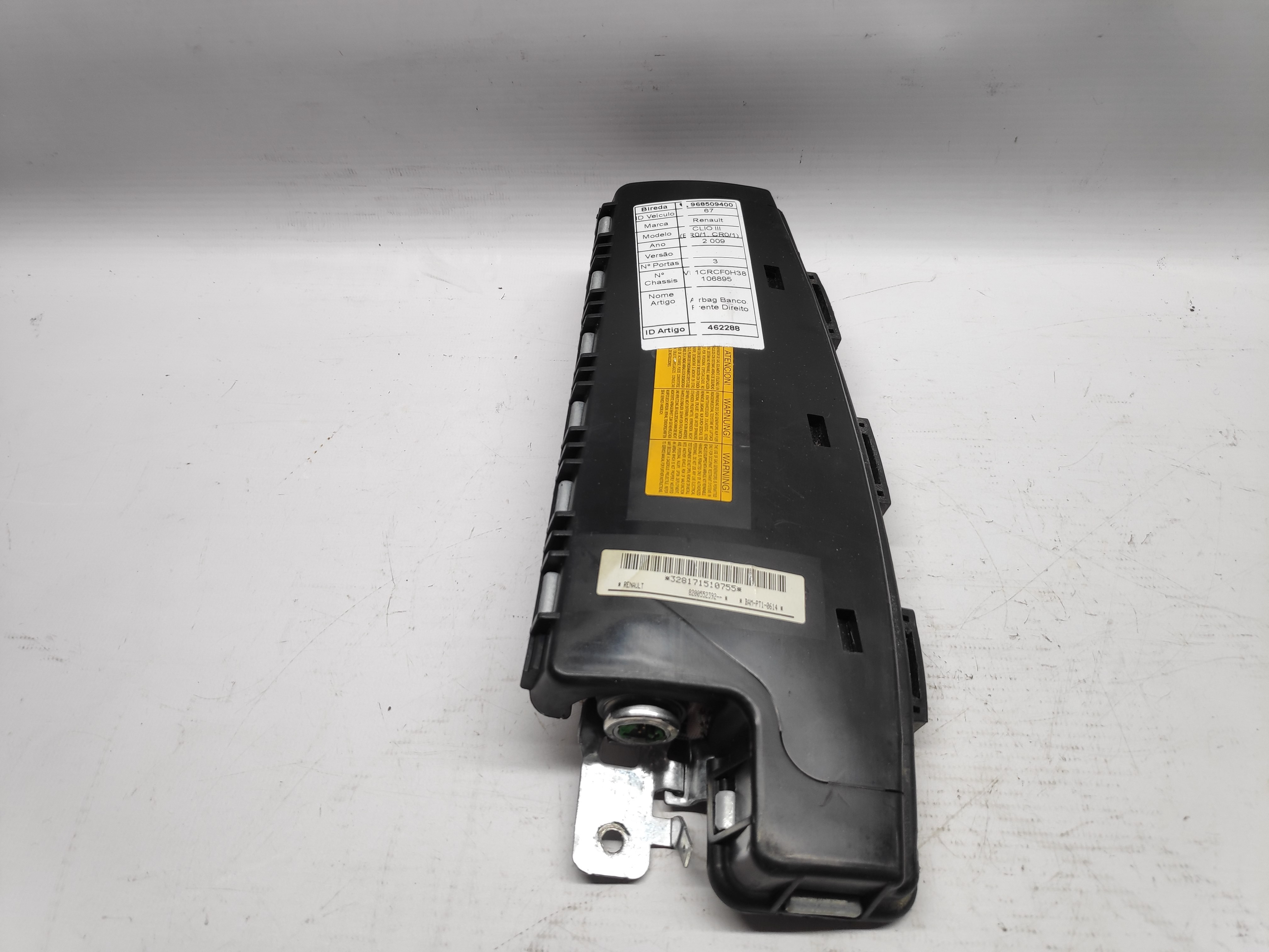 right front airbag RENAULT CLIO III (BR0/1, CR0/1) | 05 - 