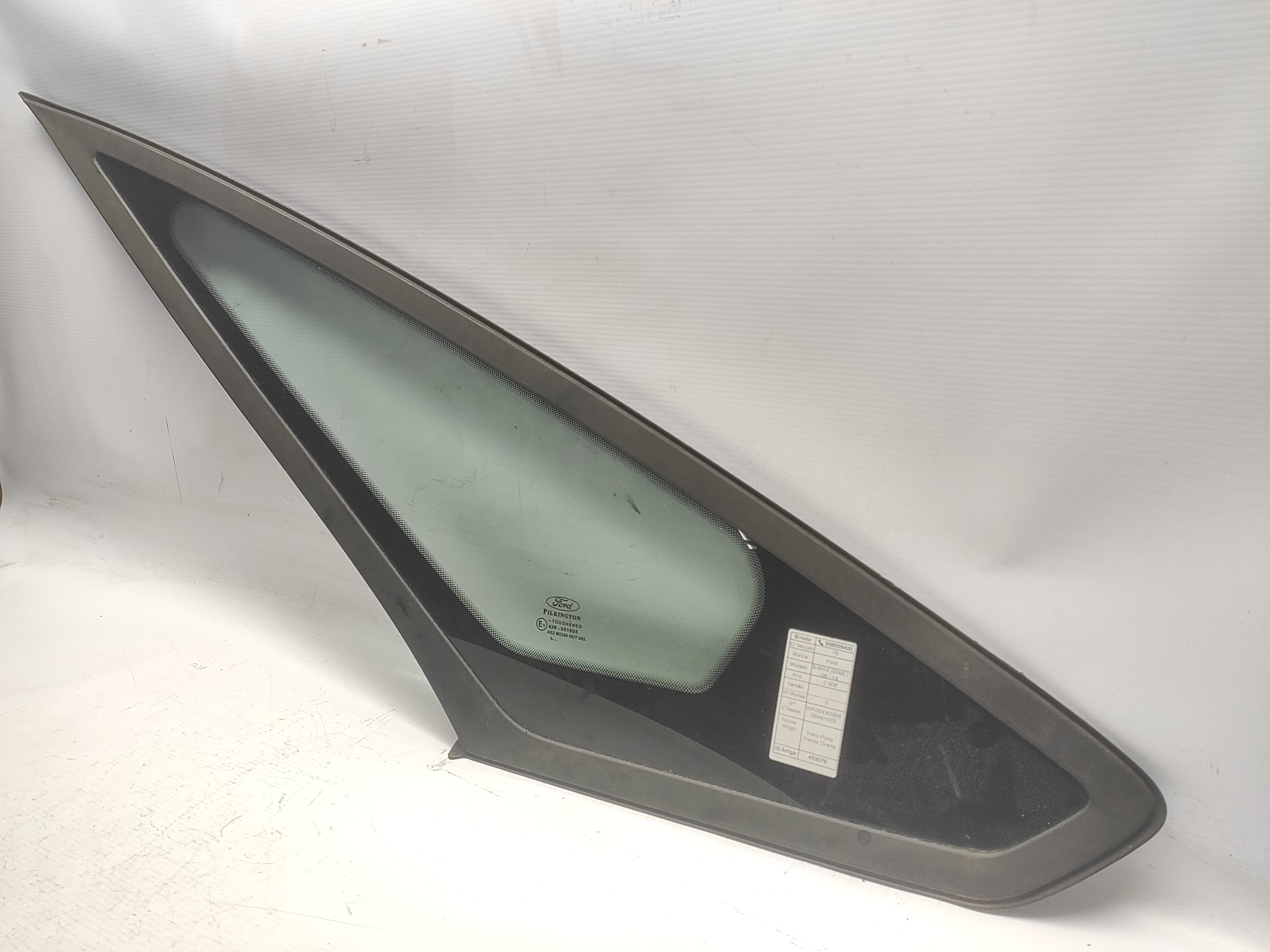 Right front door glass para FORD S-MAX - Bireda