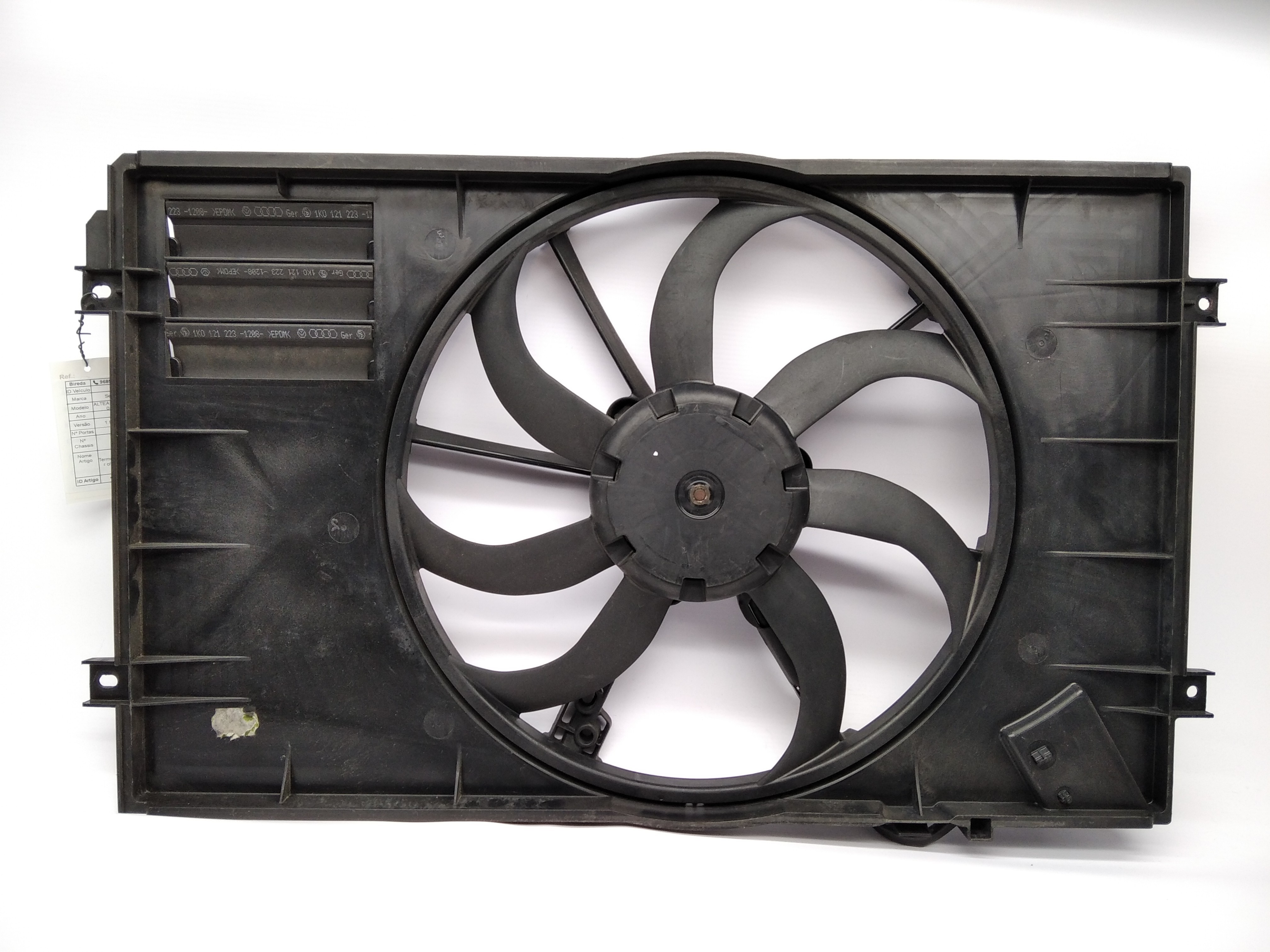 Radiator Fan w/ support SEAT ALTEA (5P1) | 04 - 