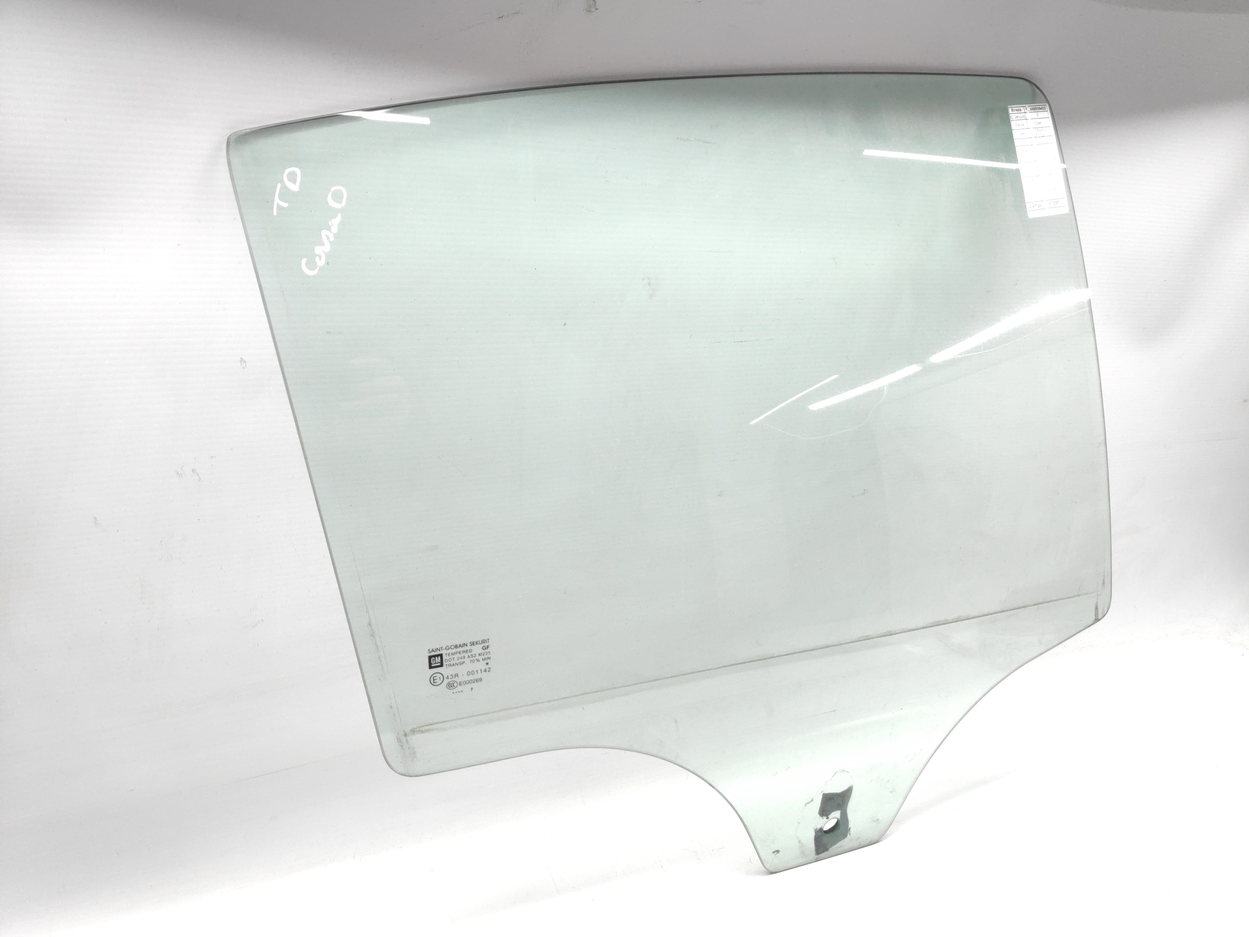 Right rear door glass OPEL CORSA D (S07) | 06 - 14 Imagem-1