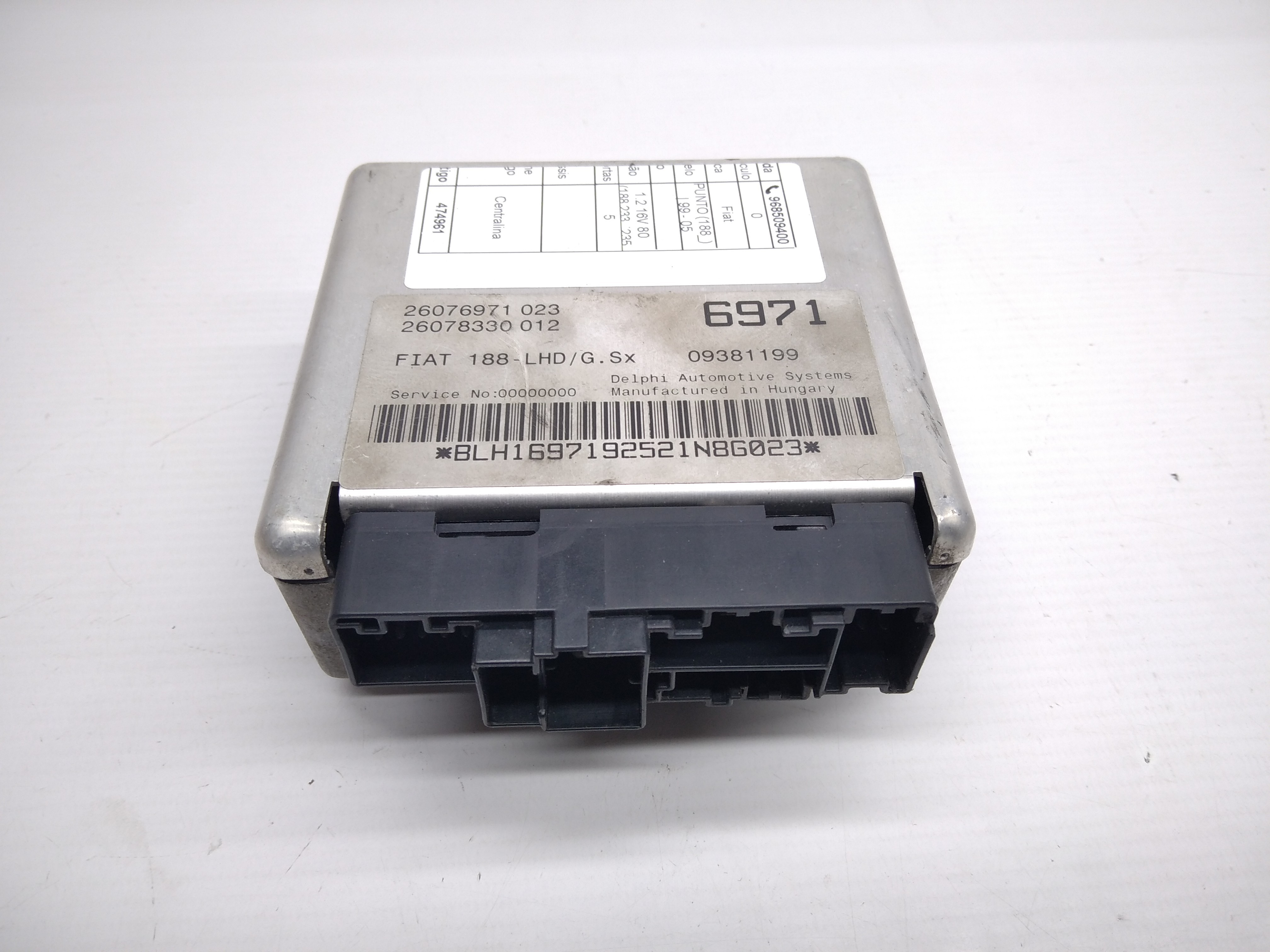 Centralina FIAT PUNTO (188_) | 99 - 12