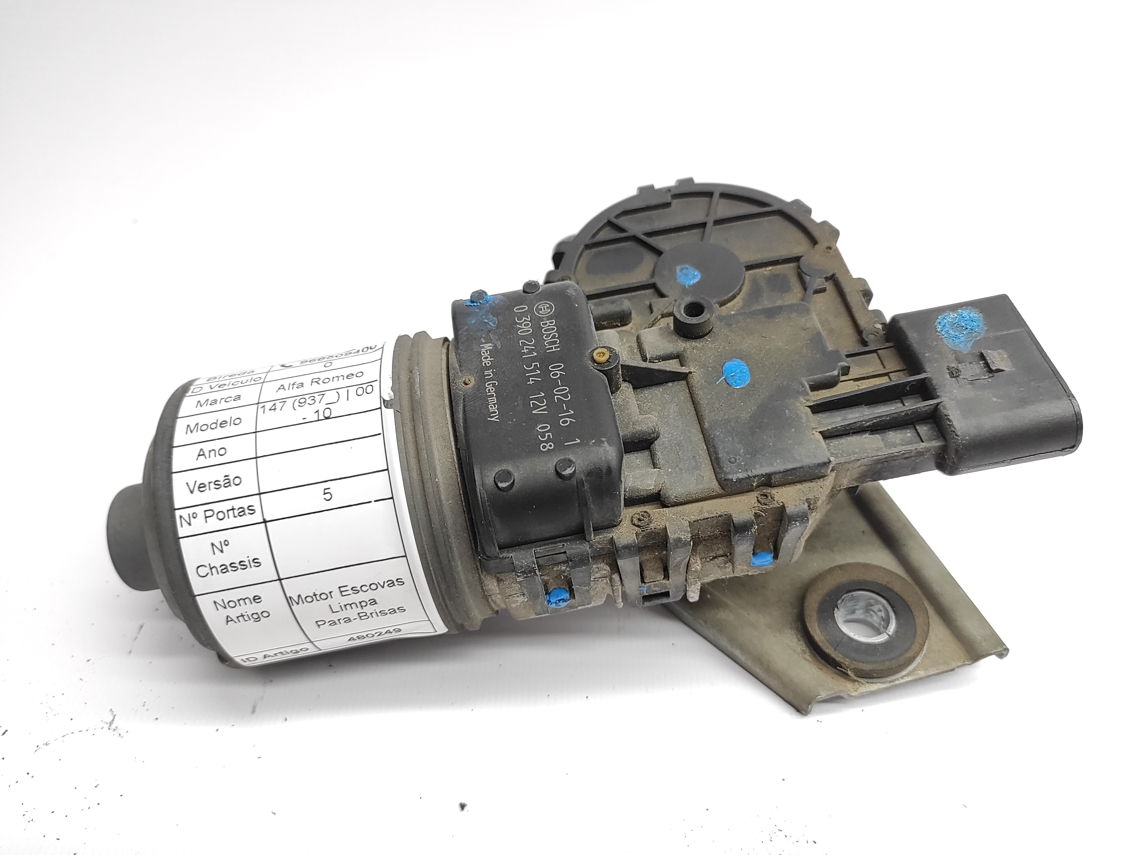 Motor Escovas Limpa Para-Brisas ALFA ROMEO 147 (937_) | 00 - 10