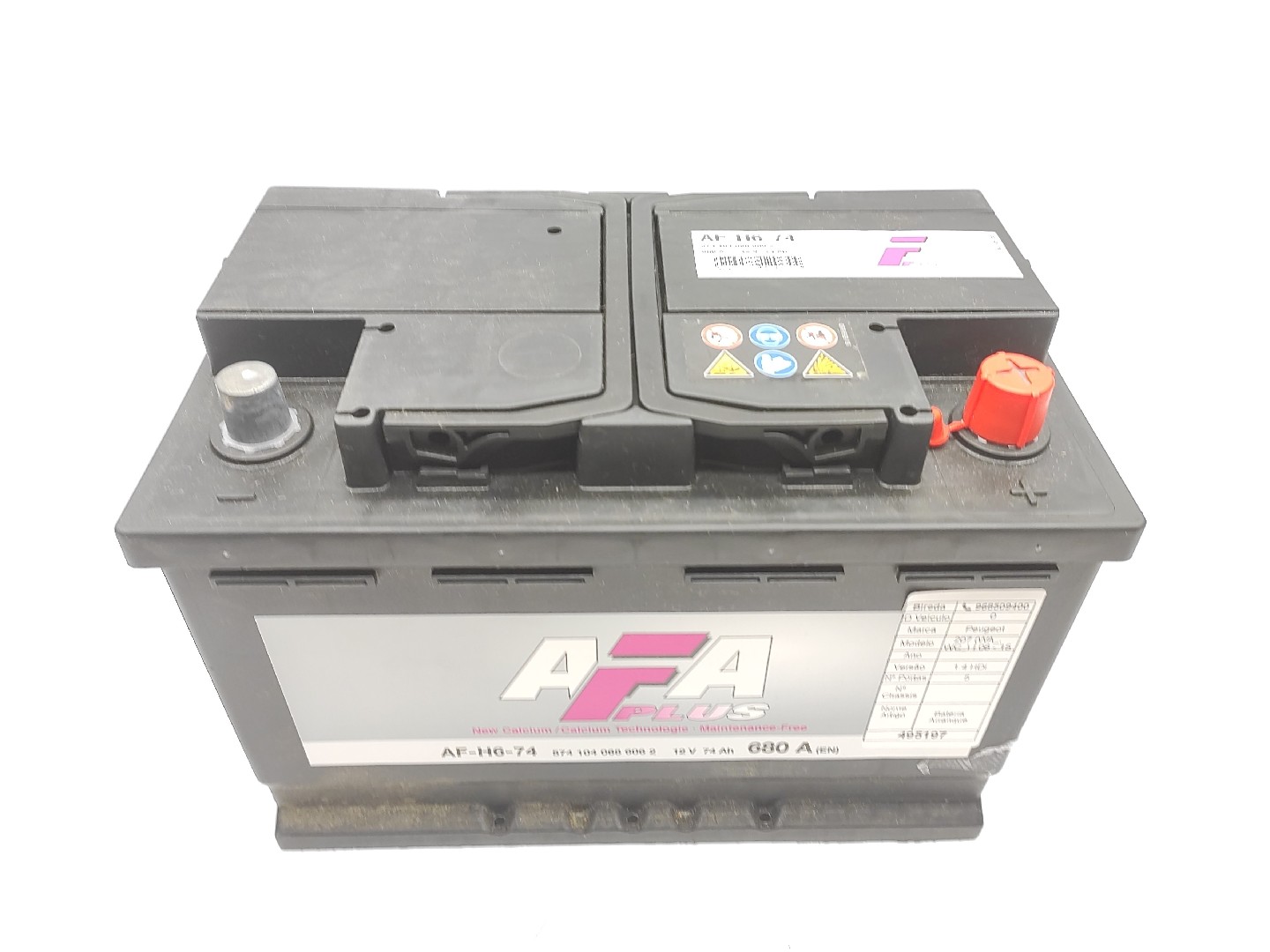 Starter Battery PEUGEOT 207 (WA_, WC_) | 06 - 15