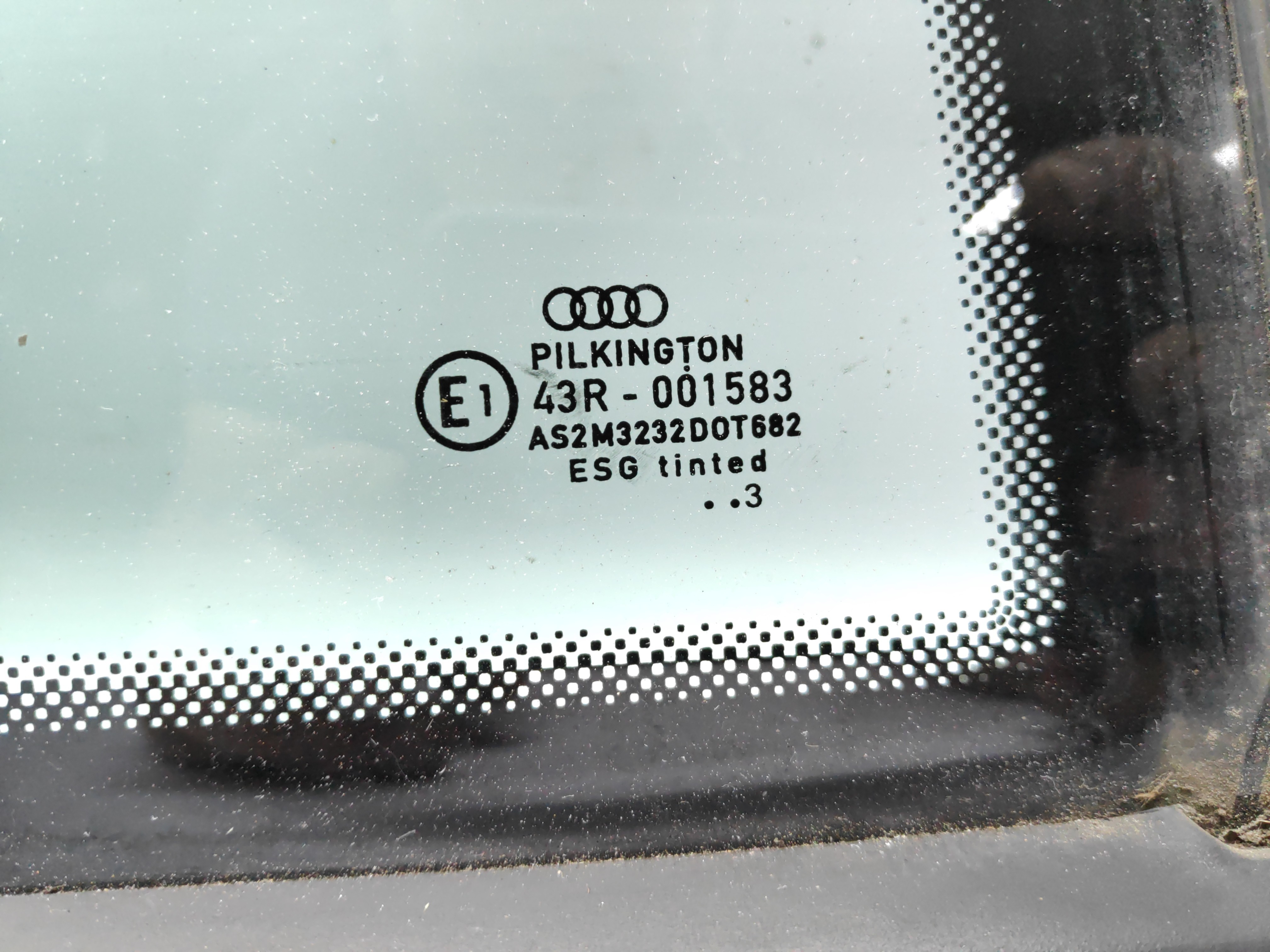 Rear right quarter glass AUDI A3 (8P1) | 03 - 13 Imagem-3