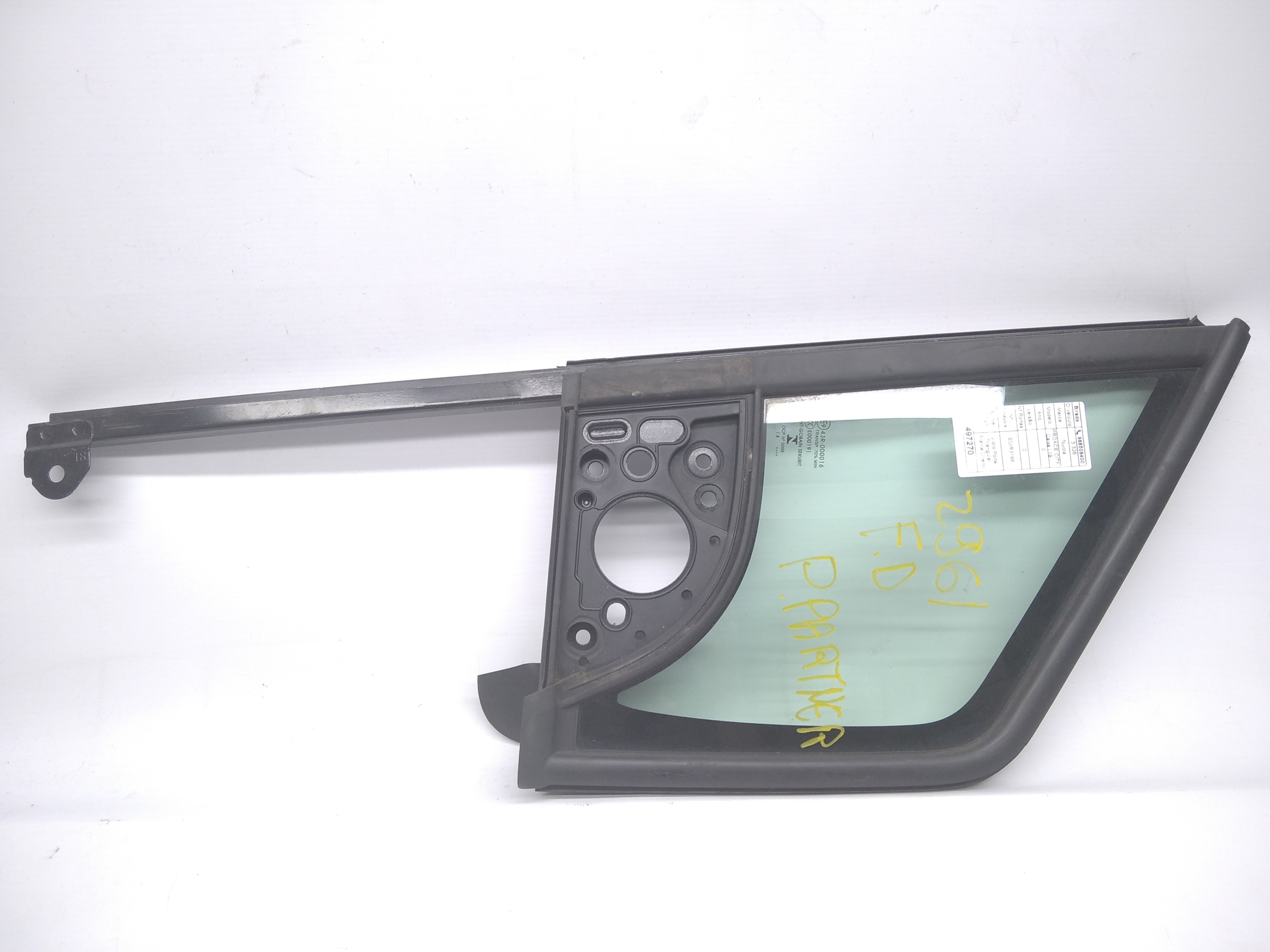Vidro Porta Triangular Frente Direito TOYOTA PROACE CITY Caixa | 19 - 