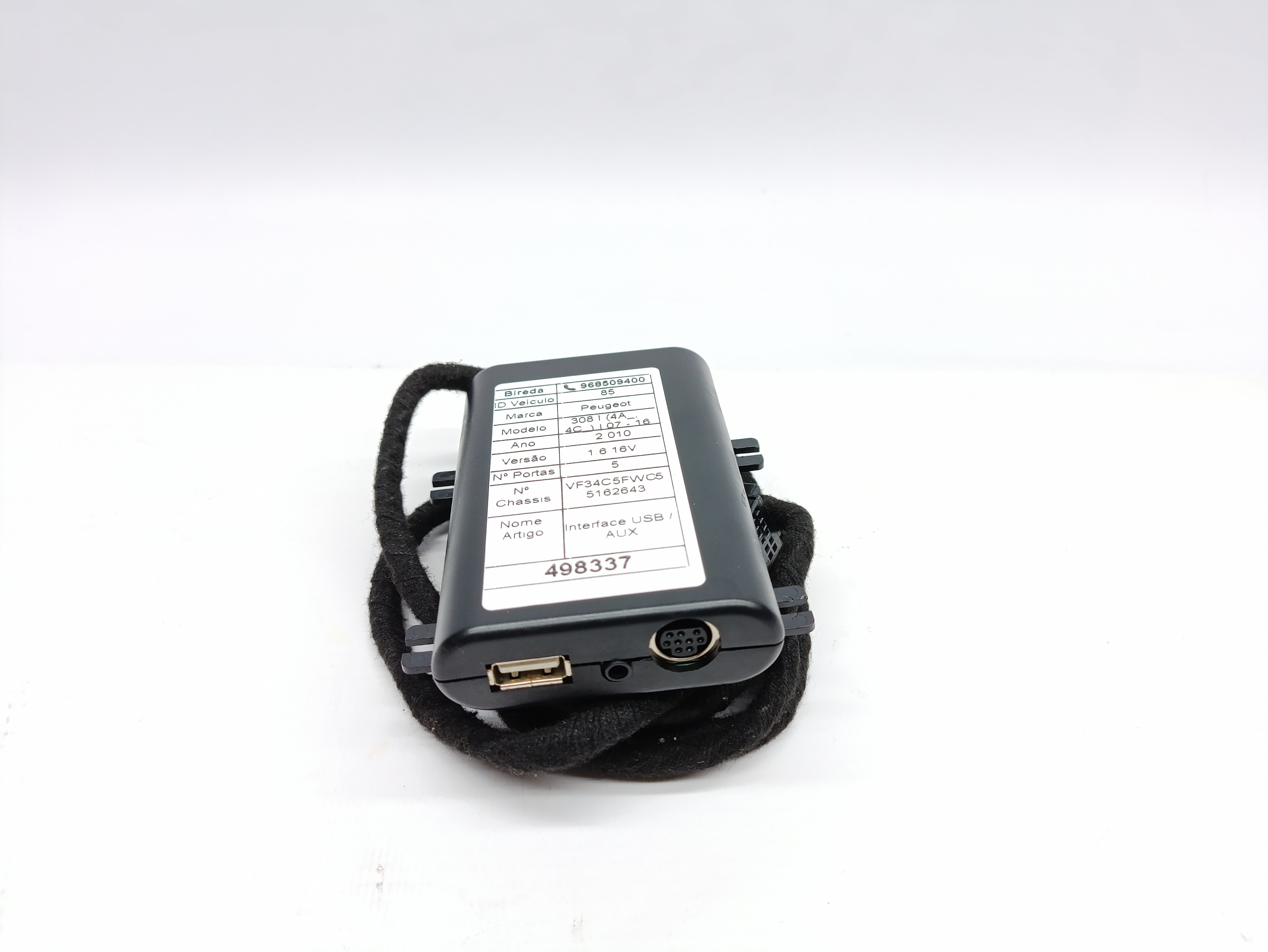 Interface USB / AUX  PEUGEOT 308 I (4A_, 4C_) | 07 - 16