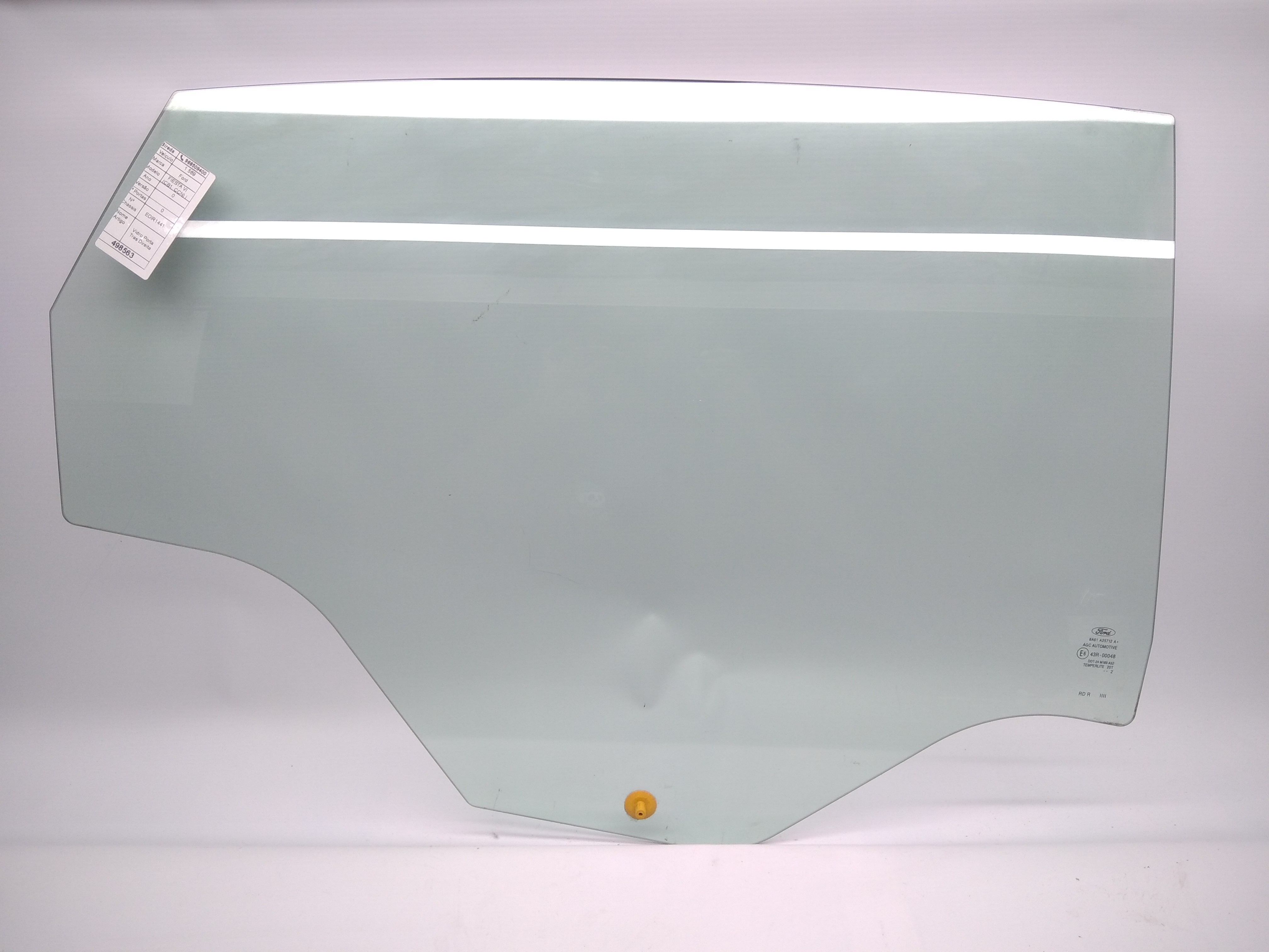 Right rear door glass FORD FIESTA VI (CB1, CCN) | 08 - 