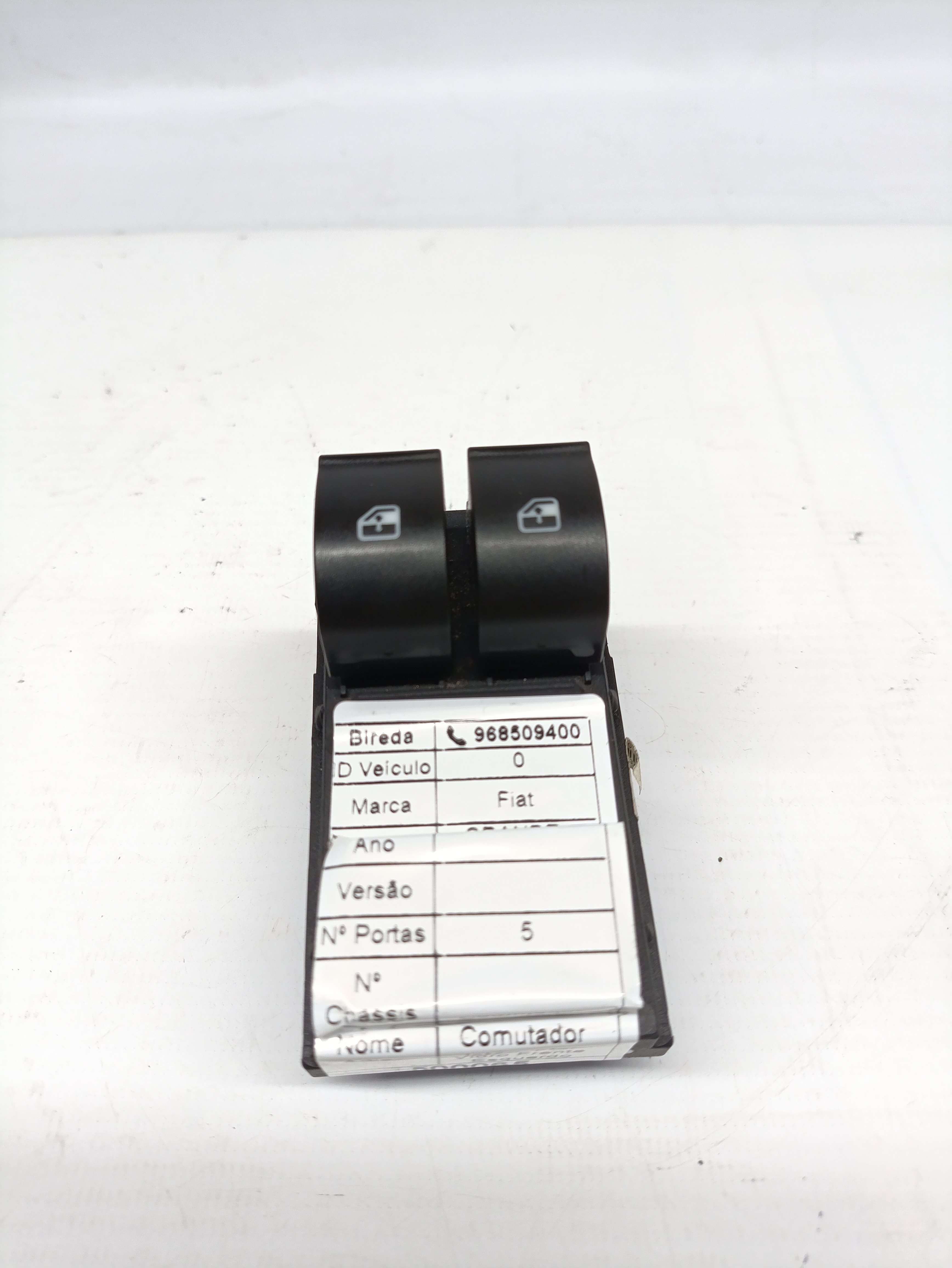Comutador Interruptor Vidro Frente Esquerdo FIAT GRANDE PUNTO (199_) | 05 - 