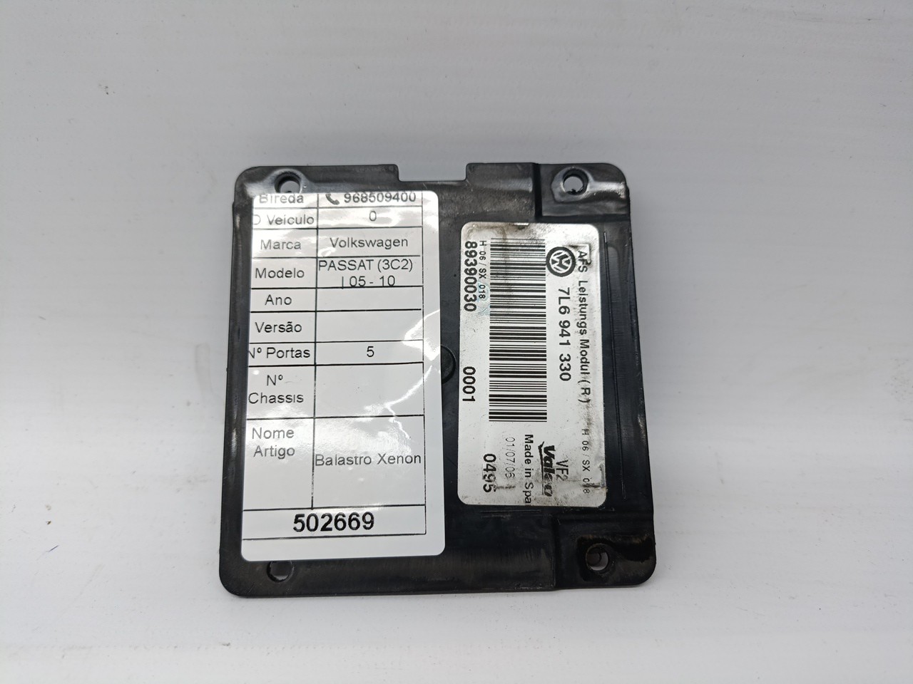 Balastro Xenon VOLKSWAGEN PASSAT (3C2) | 05 - 10