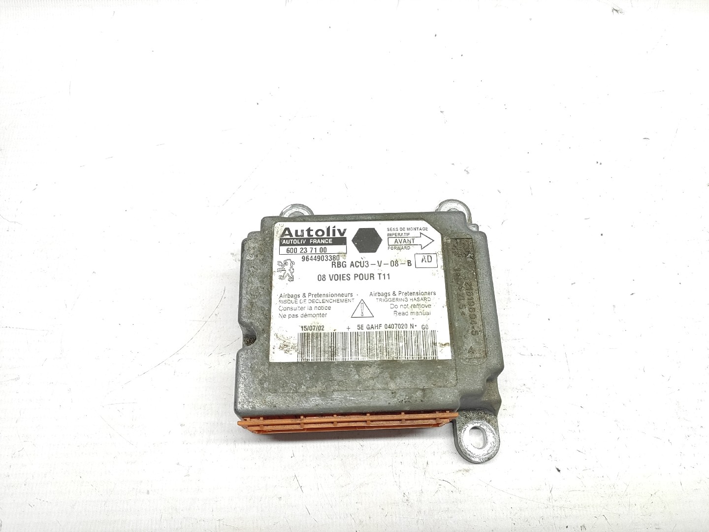 Centralina de Airbags PEUGEOT 206 Hatchback (2A/C) | 98 - 12
