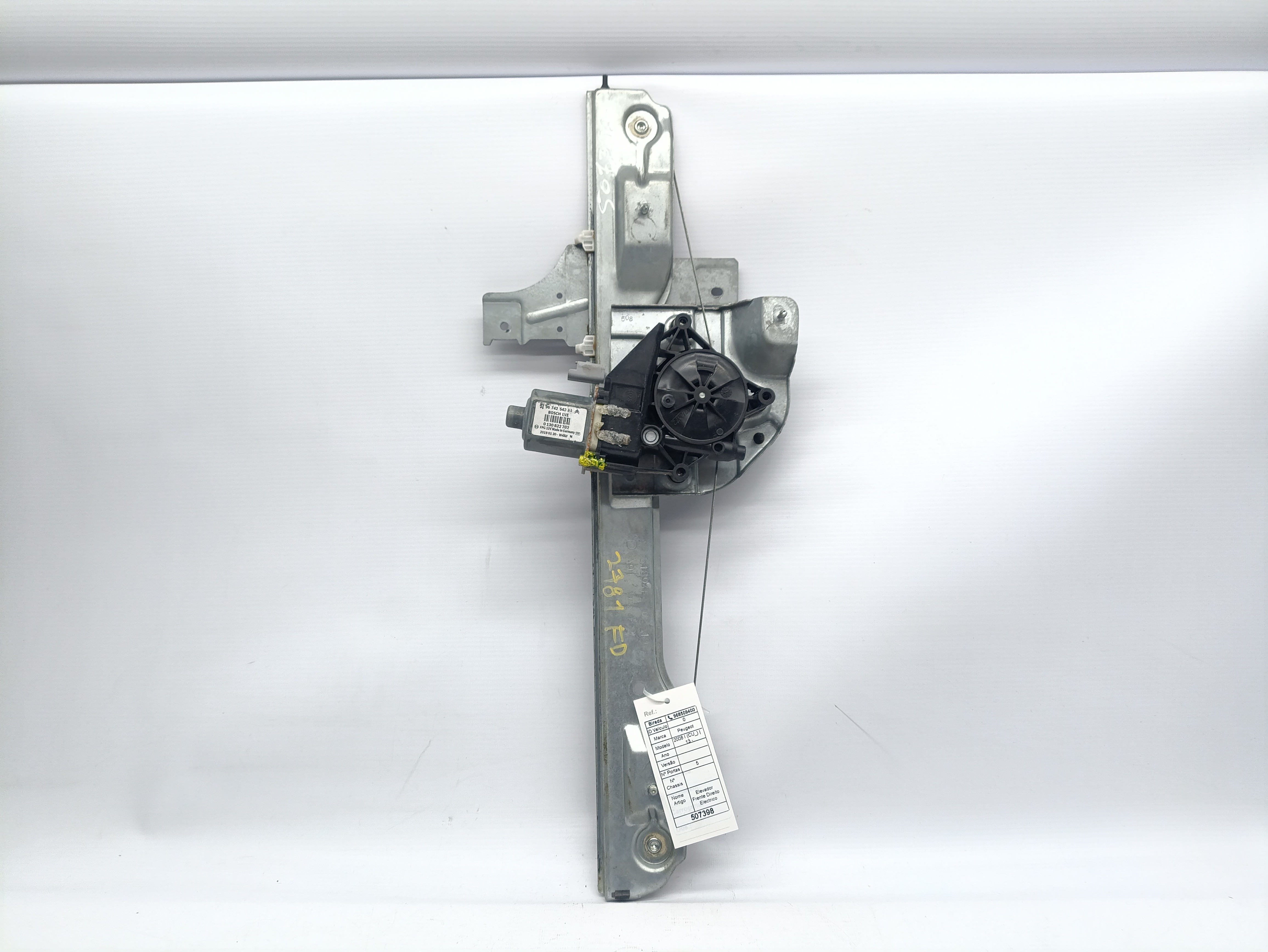 Elevador Frente Direito Electrico PEUGEOT 2008 I (CU_) | 13 - 