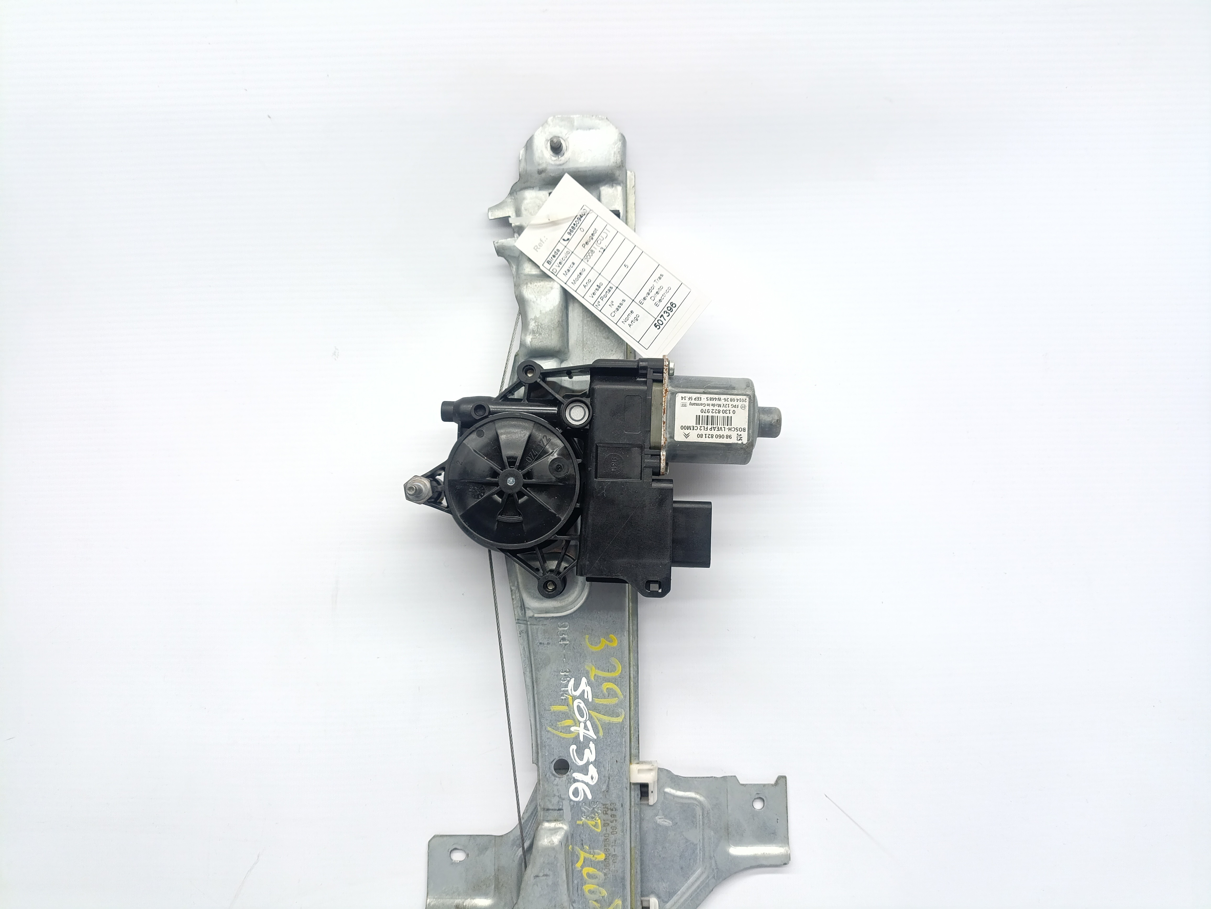 Elevador Tras Direito Electrico PEUGEOT 2008 I (CU_) | 13 - 
