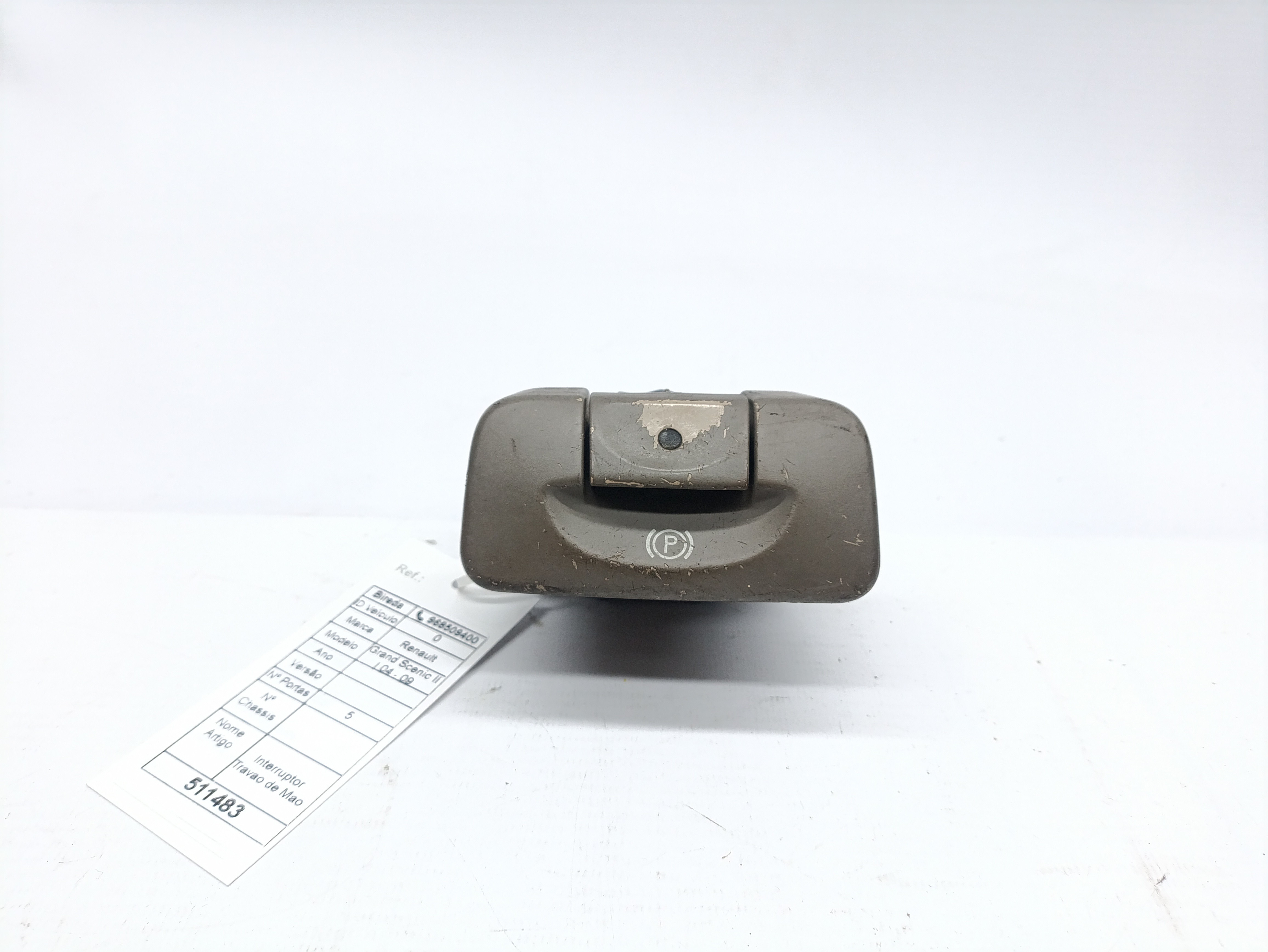 Interruptor Travao de Mao RENAULT GRAND SCÉNIC II (JM0/1_) | 04 - 09