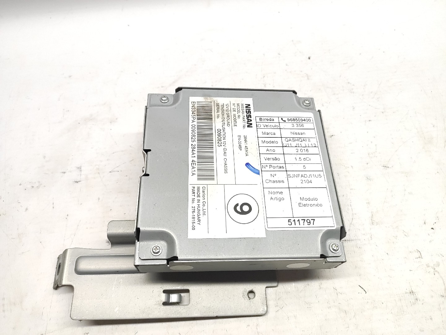 Modulo Eletronico NISSAN QASHQAI II (J11, J11_) | 13 - 