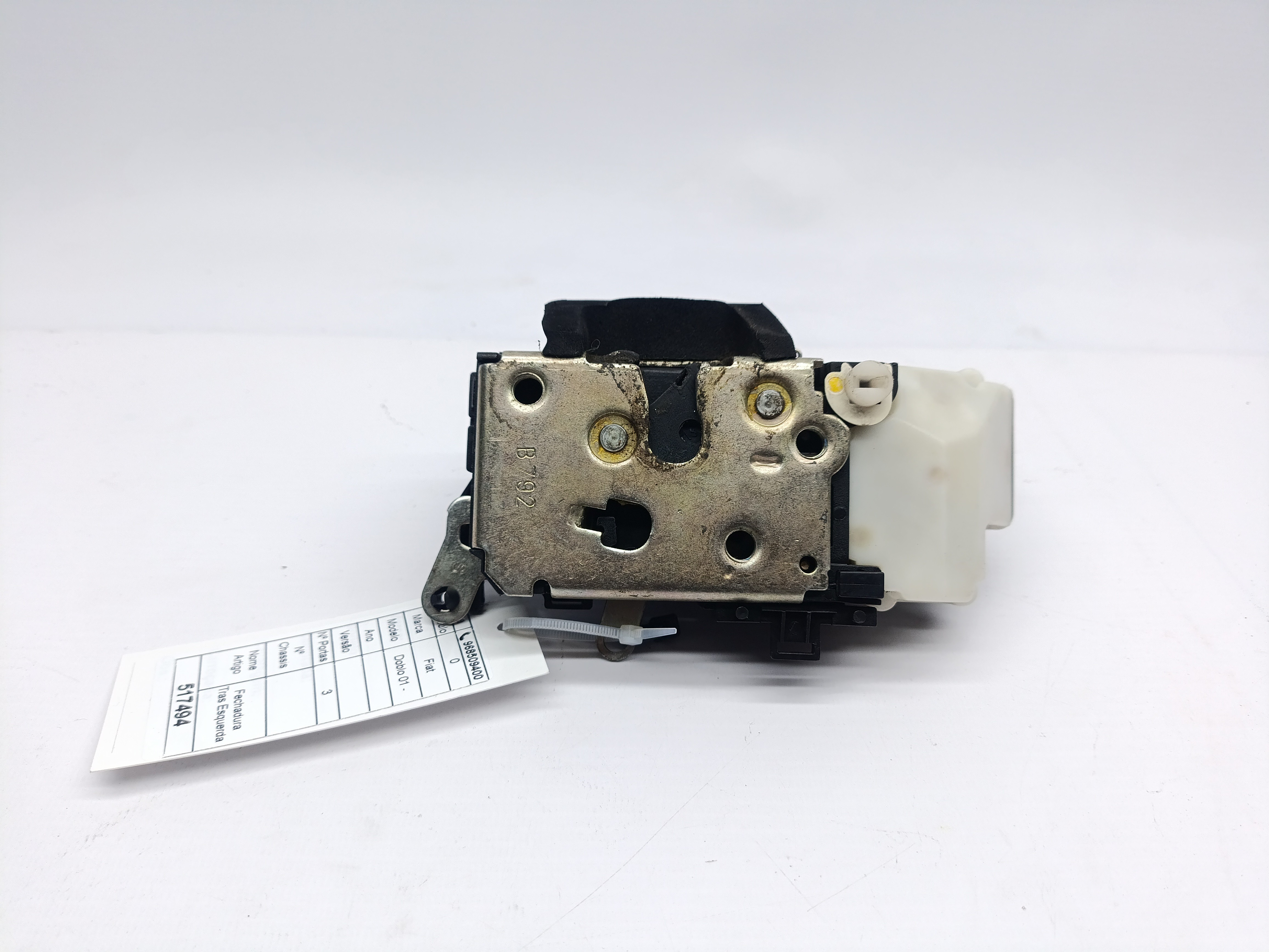 Fechadura Tras Esquerda FIAT DOBLO Veículo multiuso (119_, 223_) | 01 - 