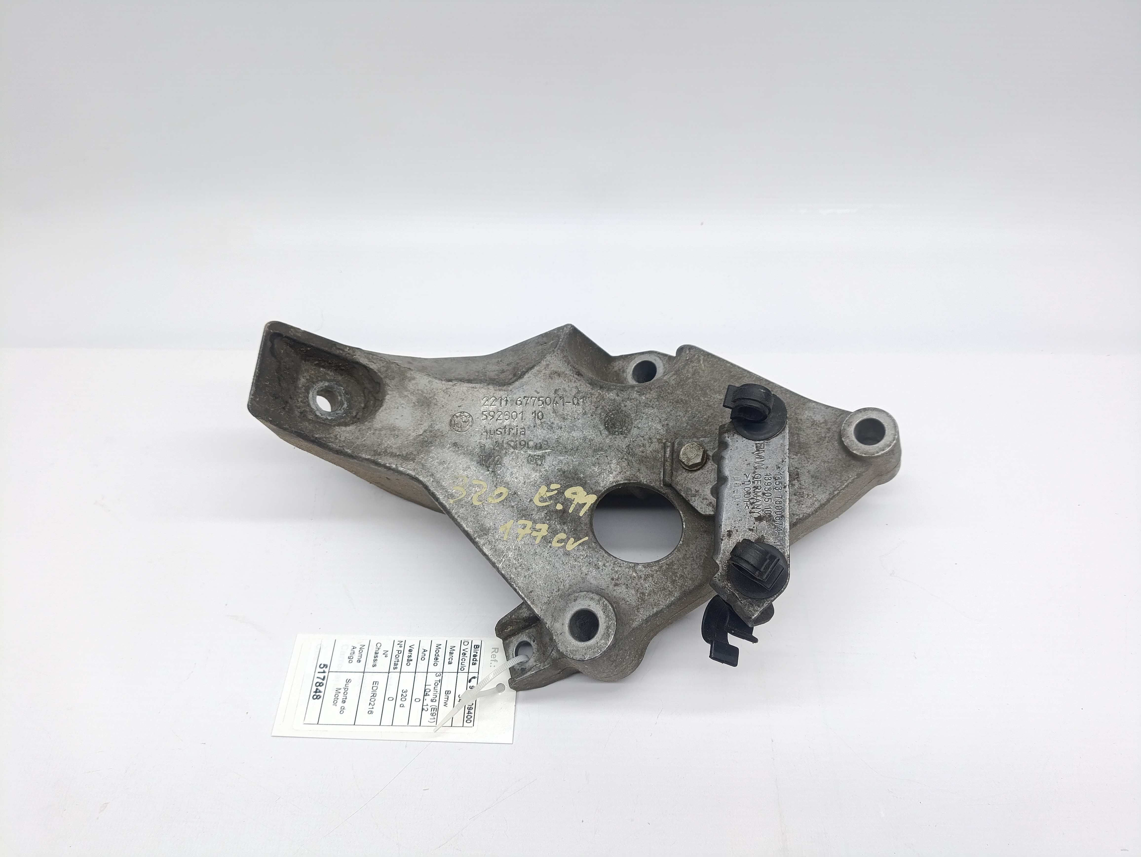 Soporte derecho motor BMW 3 Touring (E91) | 04 - 12