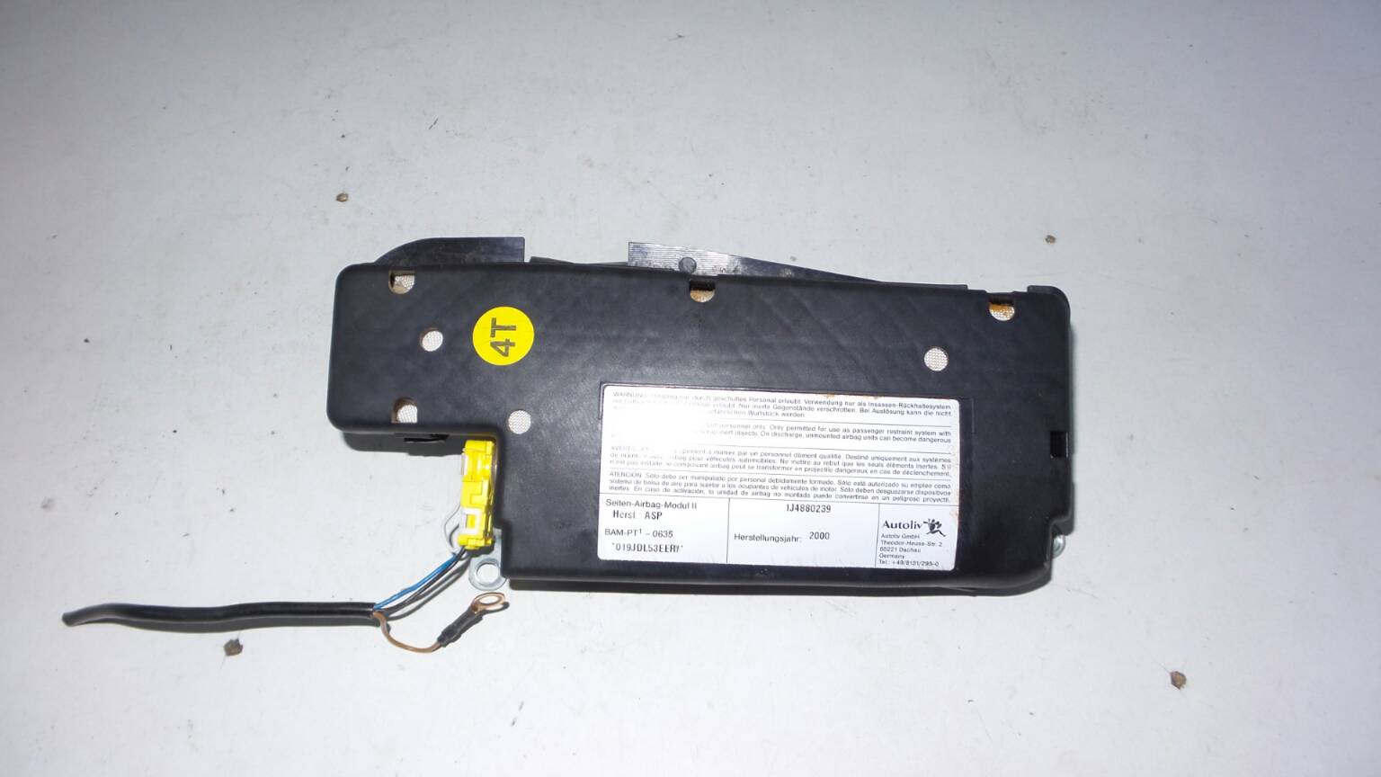 Airbag Banco Frente Esquerdo (99049).