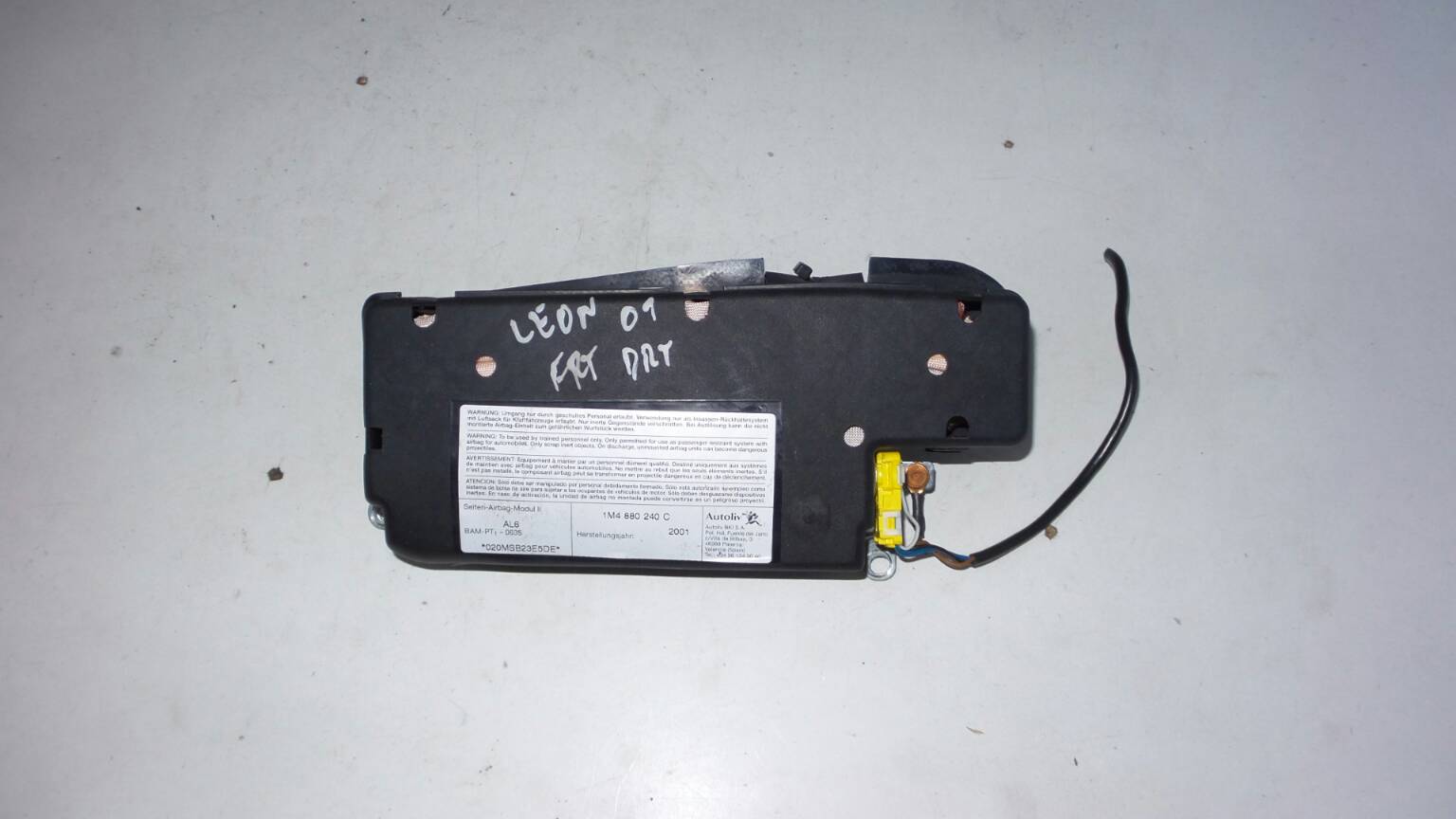 Airbag Banco Frente Direito (99051).